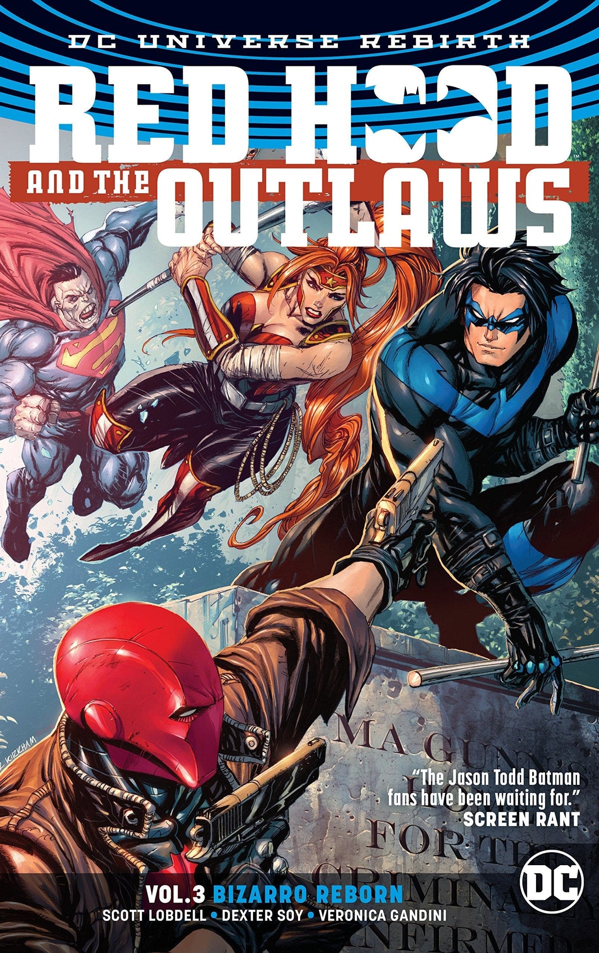 DC COMICS Graphic Novel Red Hood & The Outlaws TP Vol 03 Bizarro Reborn Rebirth 9781401278373 JAN180388
