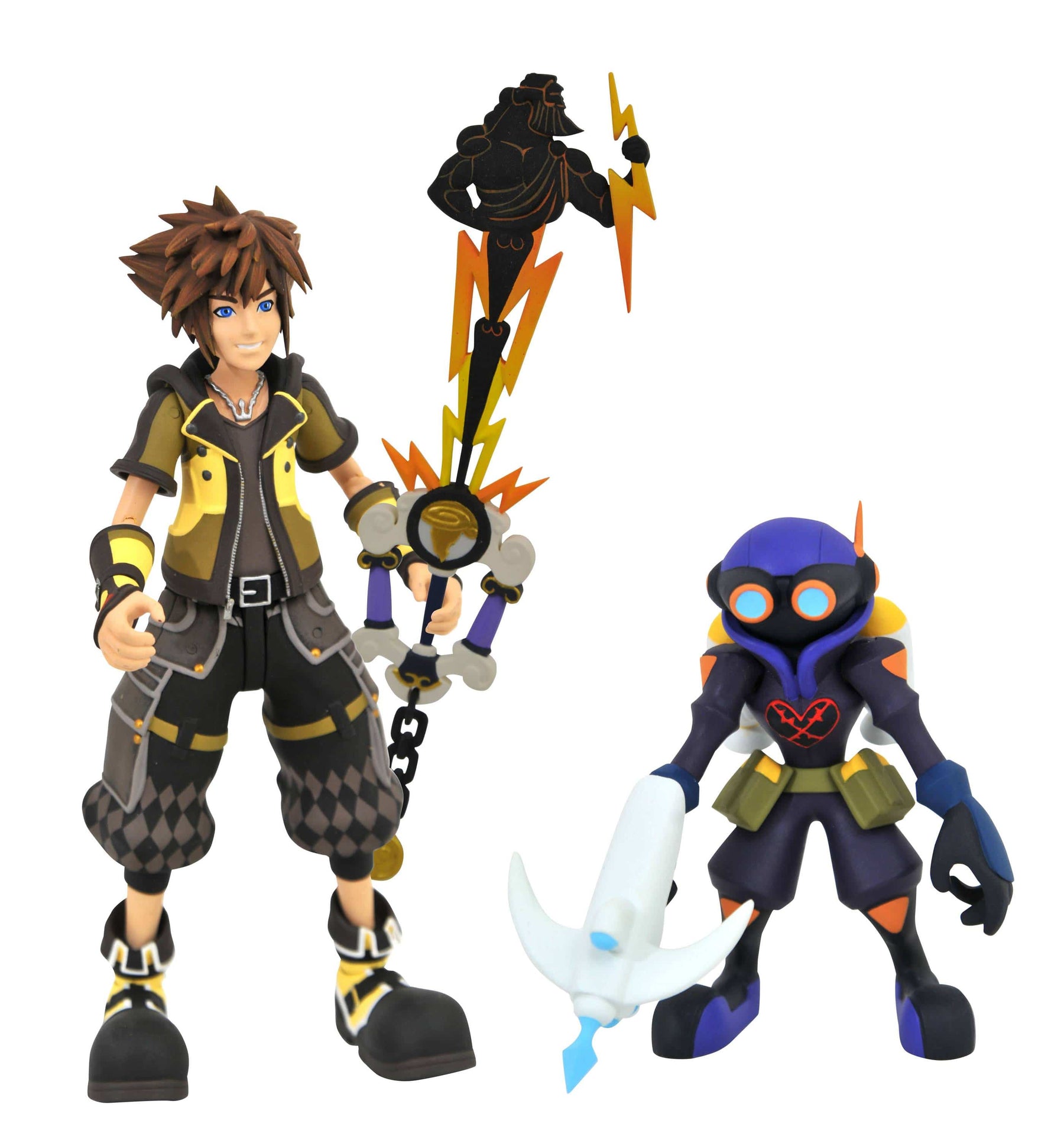 Diamond Select Toys Toys > Action Figures > Anime Select: Kingdom Hearts - Sora, Guardian Form & Air Soldier Heartless (KH3) 699788832189 JAN198862