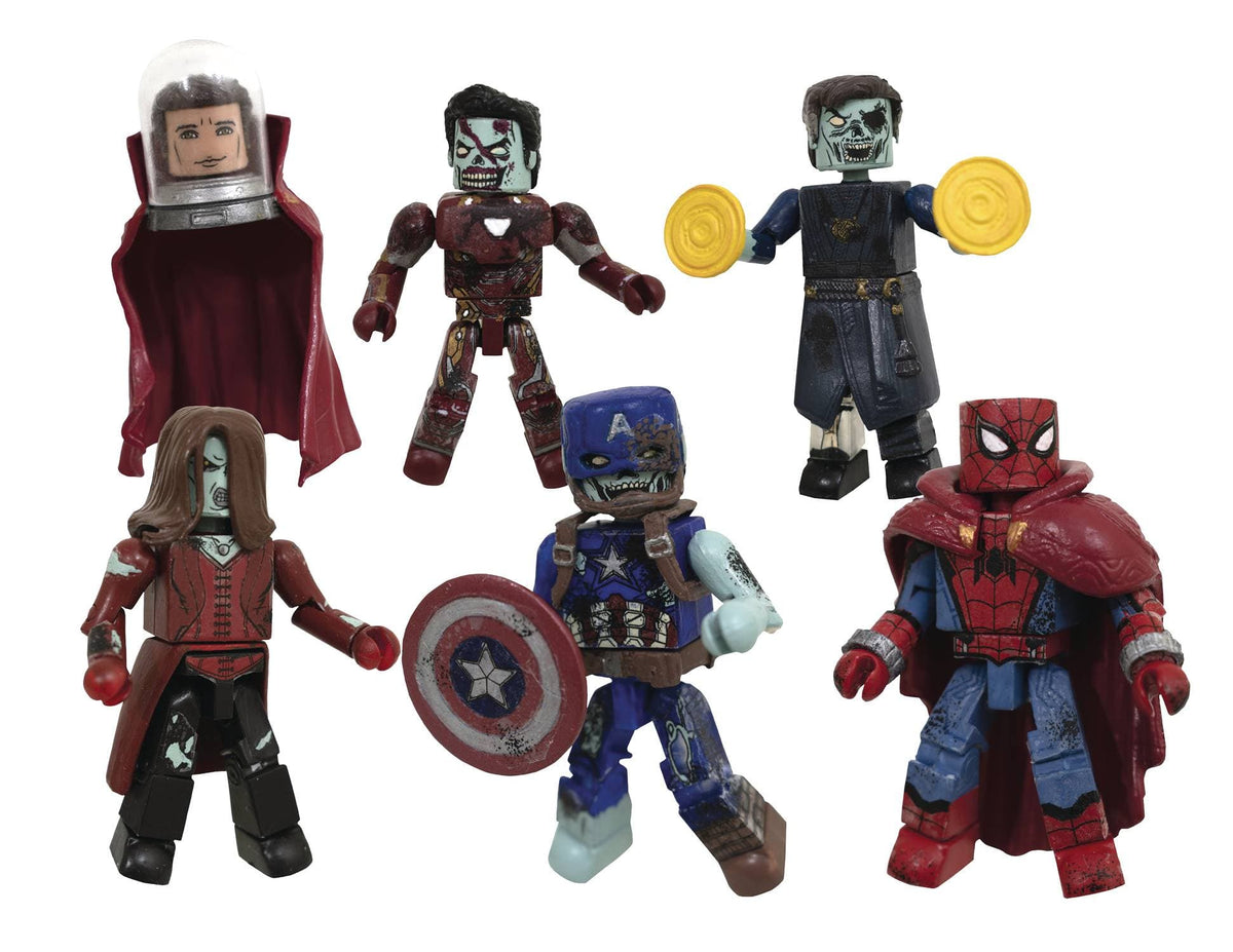 Diamond Select Toys Toys > Action Figures > Other Action Figures Minimates: Marvel - What If...? Zombies Box Set 699788847336