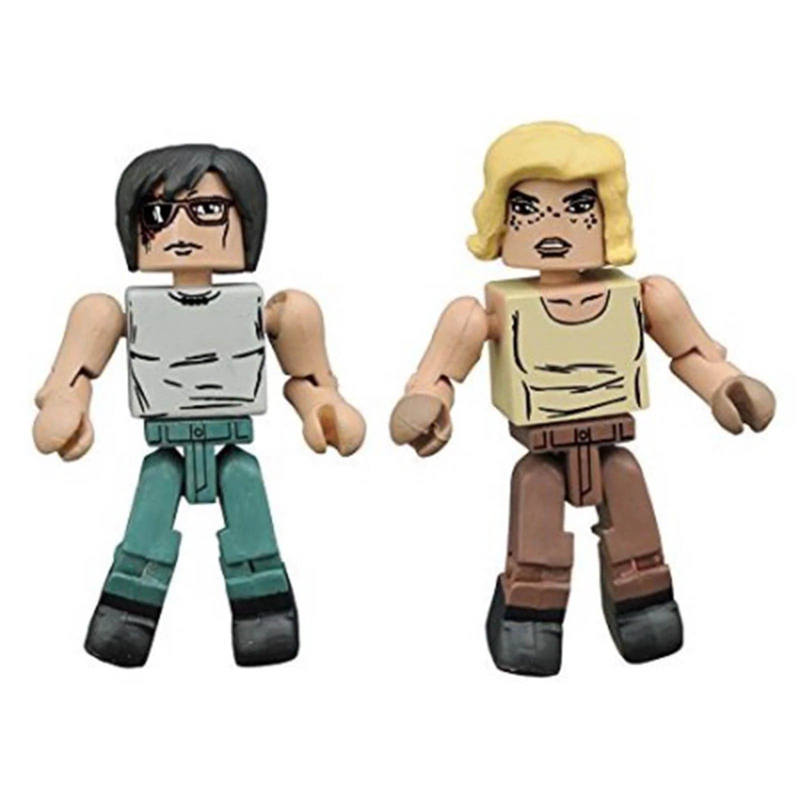 Diamond Select Toys Toys > Action Figures > Other Action Figures Minimates: Walking Dead - Hilltop Carl and Hilltop Sophia (Series 8) 699788814406