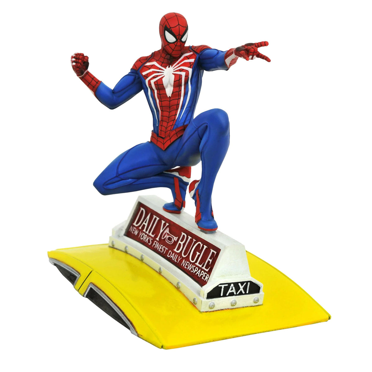 Diamond Select Toys Toys > Statues > Other Statues Gallery: Marvel - Spider-Man on Cab (Gamerverse) 699788843338 SEP201925
