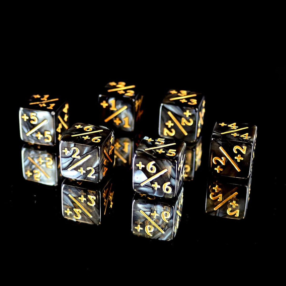 Die Hard Dice Dice > Die Hard Dice DHD: 6 Piece - Smoke for MTG 810060785560 78556