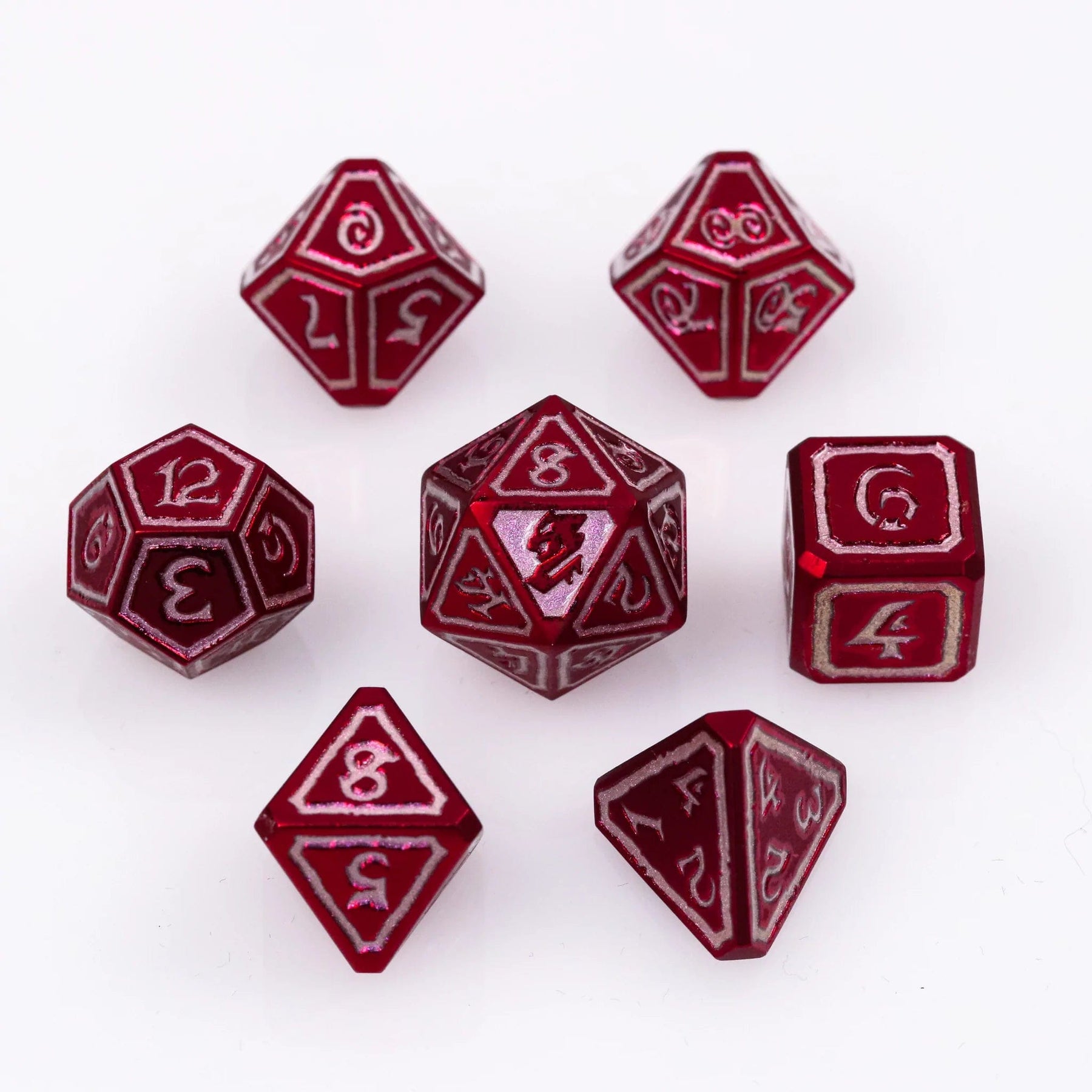 Die Hard Dice Dice > Die Hard Dice DHD: Metal 7-Die Set - Mages Guild Evocation 810060786697 X0301100