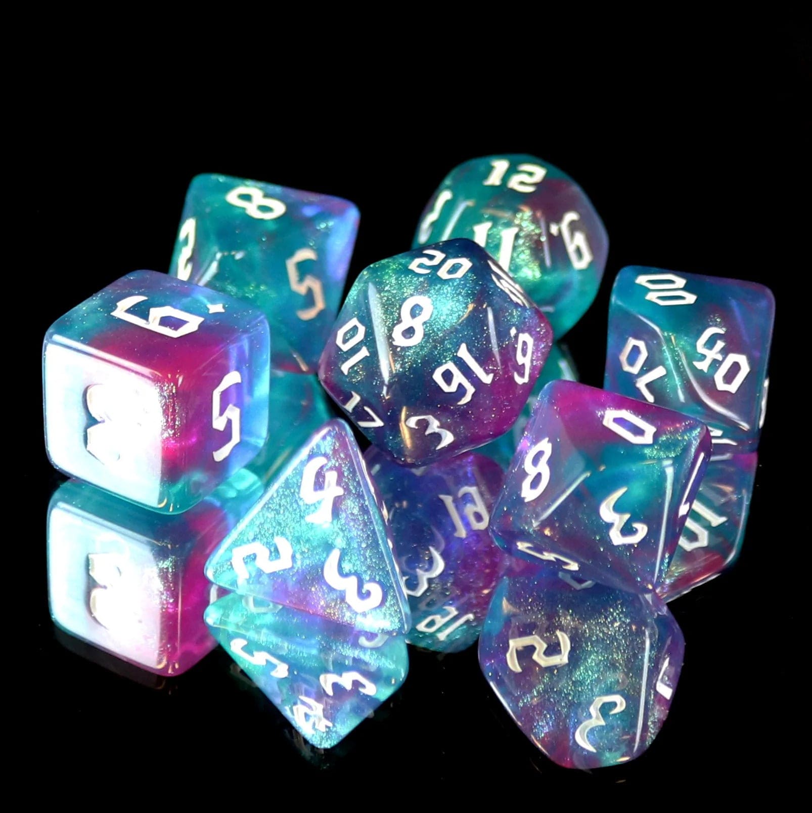 Die Hard Dice Dice > Die Hard Dice DHD: Plastic 7-Die Set - Magic Wand 810060785508 P0019060