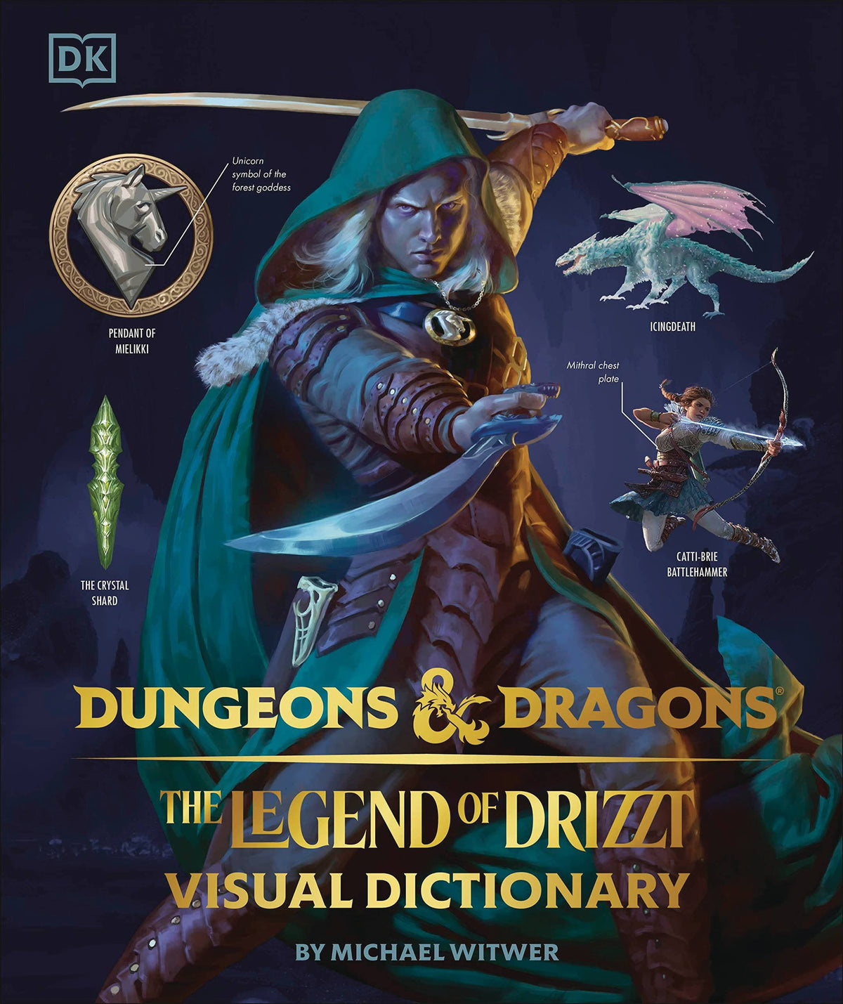 Dk Publishing Books DUNGEONS & DRAGONS LEGEND OF DRIZZT VISUAL DICTIONARY 9.78147E+17 JAN231455