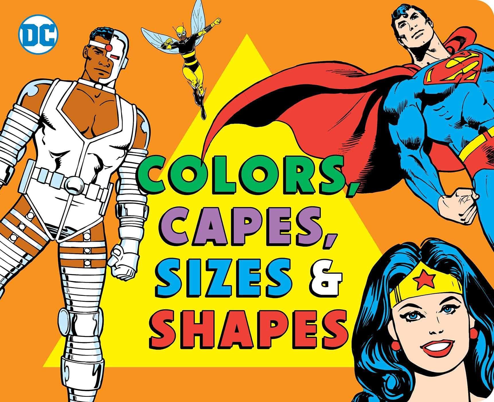 Downtown Bookworks Books > Kids COLORS & CAPES SIZES & SHAPES BOARD BOOK 9781950587193 JUL211562