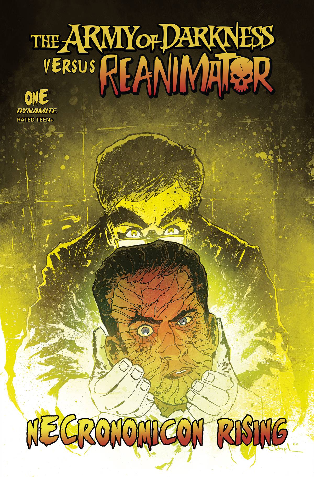 Dynamite Comic Books AOD VS REANIMATOR NECRONOMICON RISING #1 CVR B MITTEN 72513032114501021 MAY220590