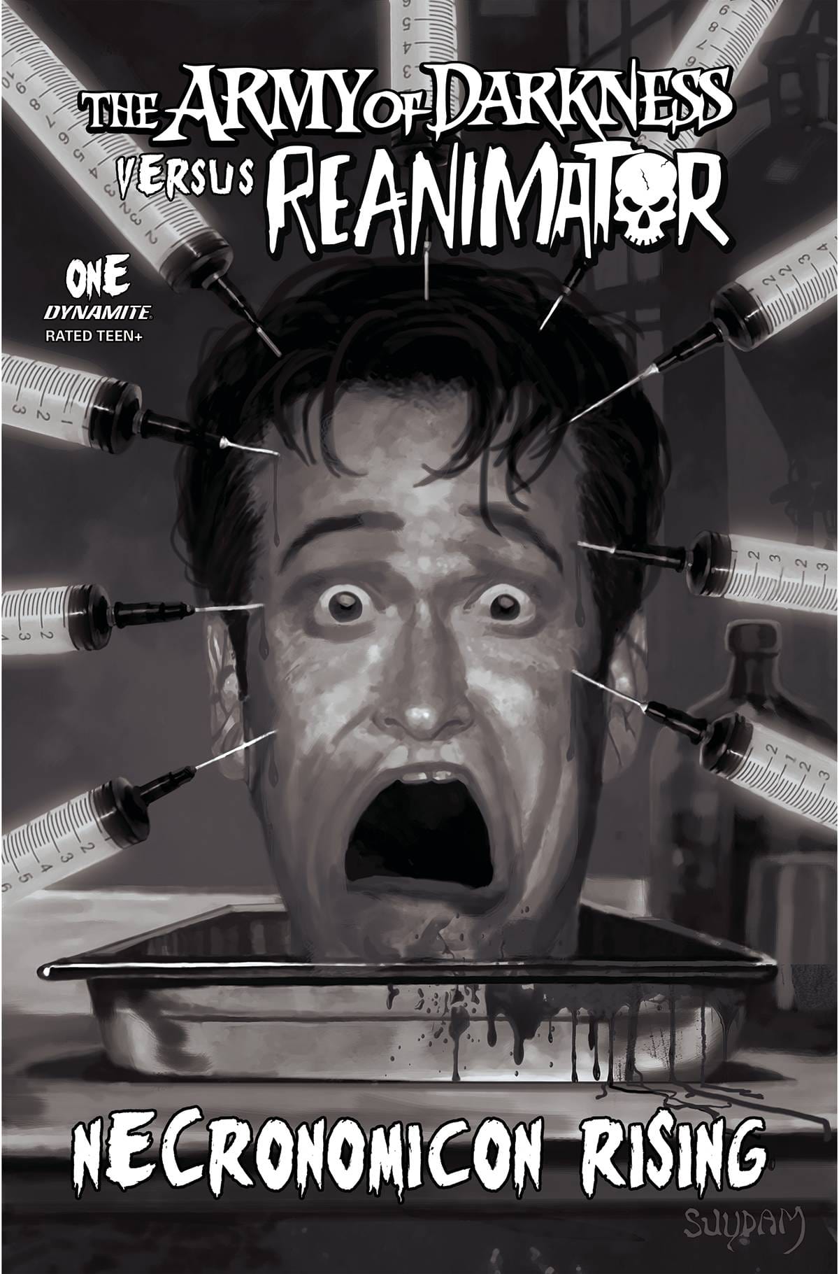 Dynamite Comic Books > Incentives AOD VS REANIMATOR NECRONOMICON RISING #1 CVR H 1:25 INCV 72513032114501081 MAY220596