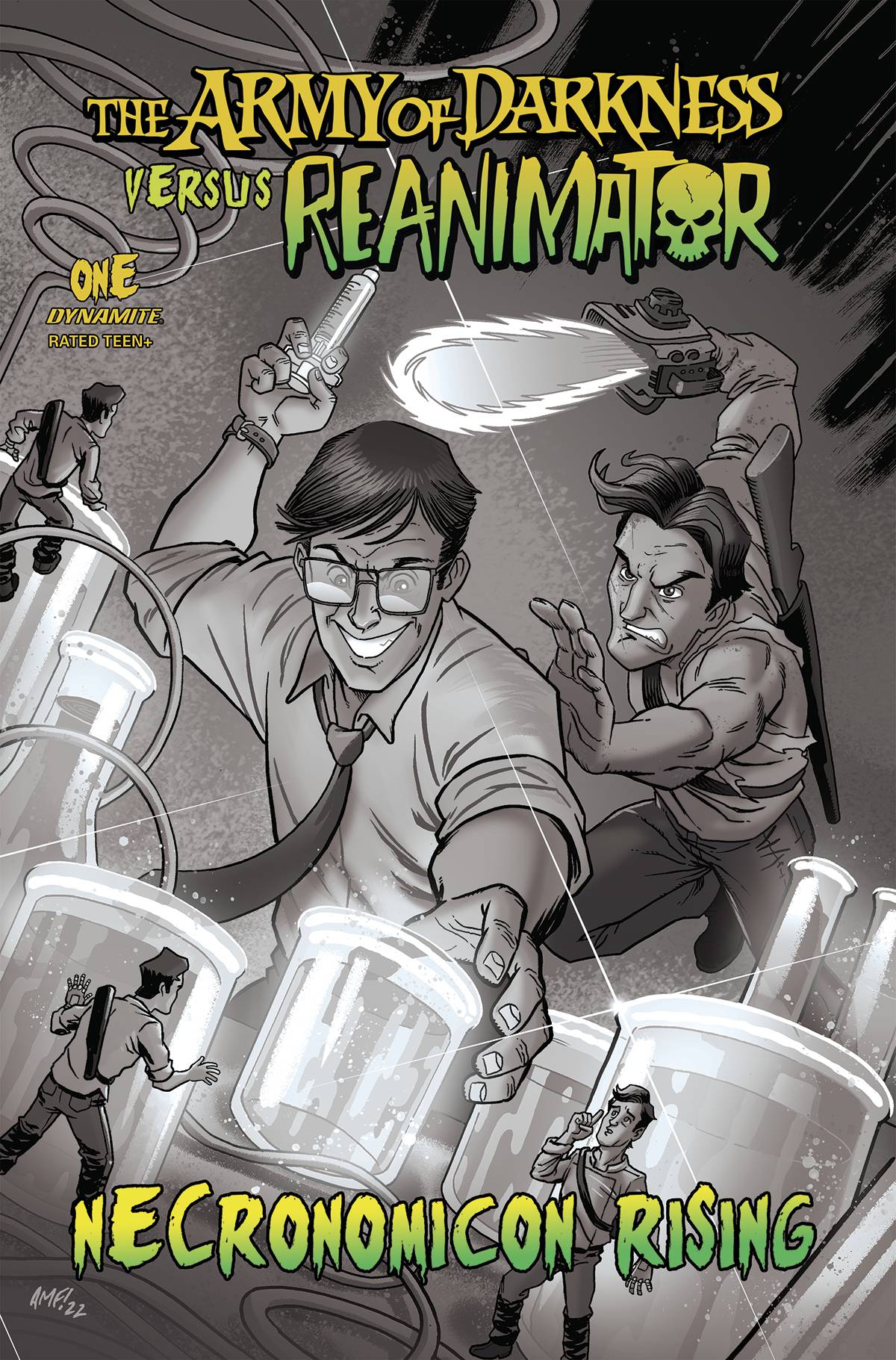 Dynamite Comic Books > Incentives AOD VS REANIMATOR NECRONOMICON RISING #1 CVR I 1:30 INCV 72513032114501091 MAY220597