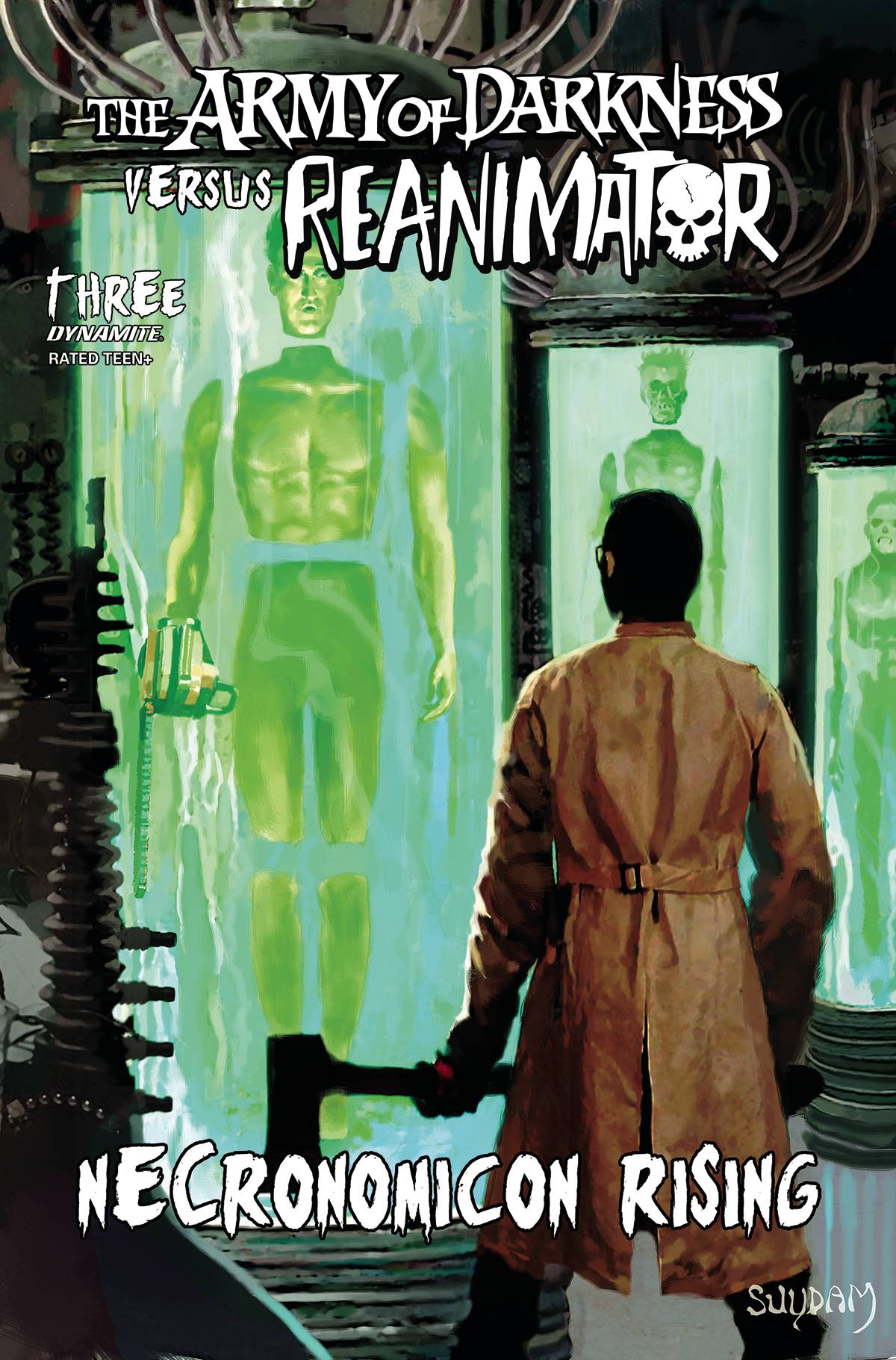 Dynamite Comic Books AOD VS REANIMATOR NECRONOMICON RISING #3 CVR C SUYDAM 72513032114503031 JUL220665