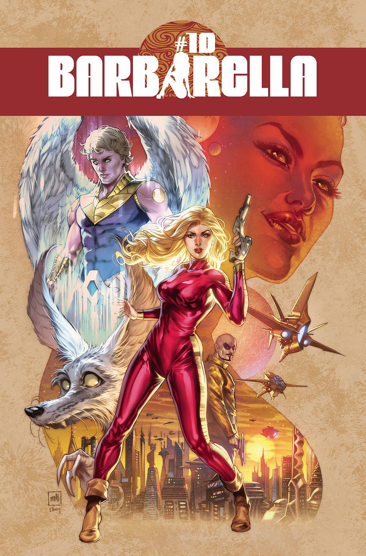 Dynamite Comic Books > Incentives BARBARELLA #10 CVR G 1:15 INCV KROME ORIGINAL 72513030812210071 MAR220649