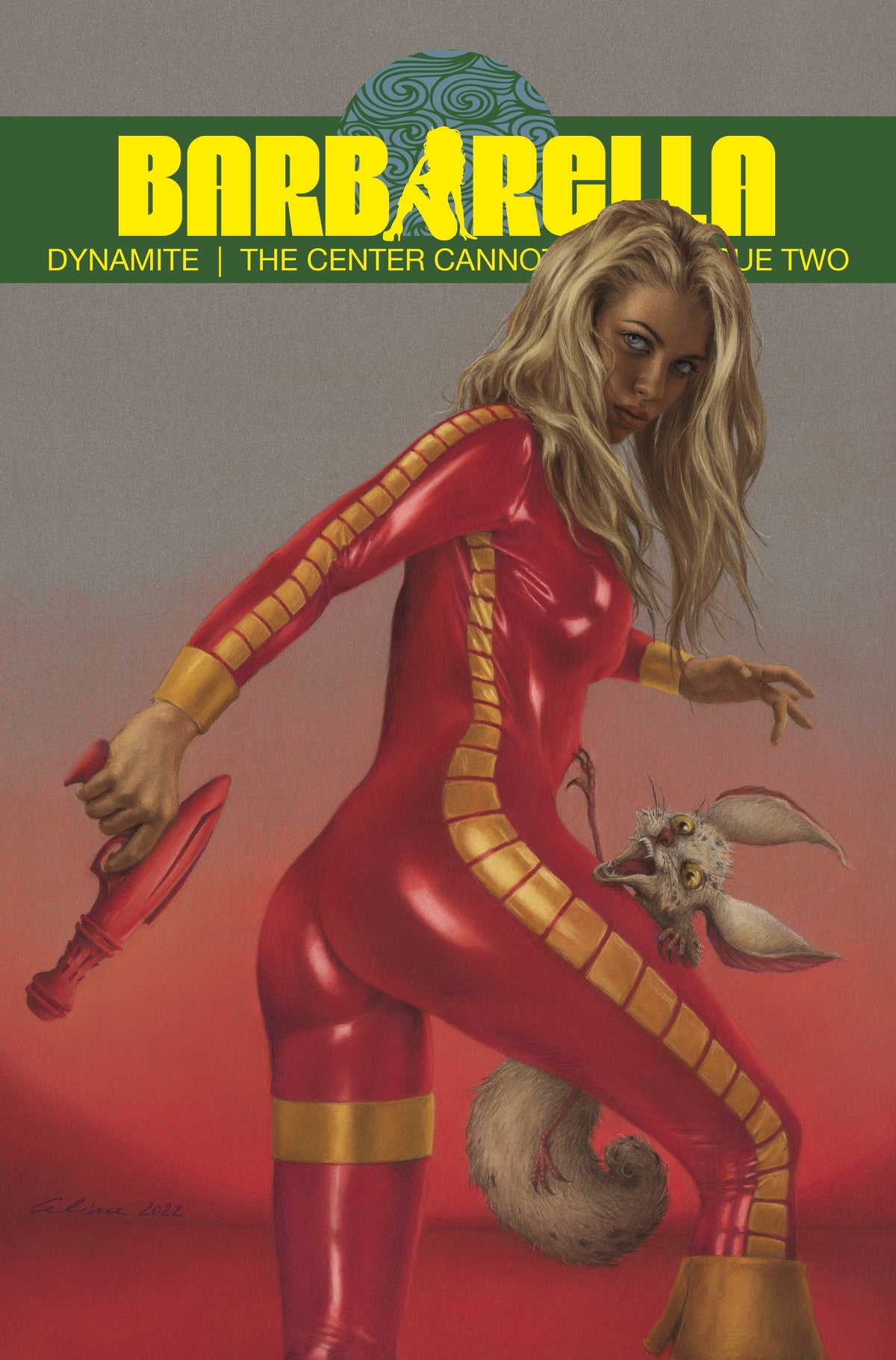 Dynamite Comic Books BARBARELLA CENTER CANNOT HOLD #2 CVR B CELINA 72513032797002021 JAN230679