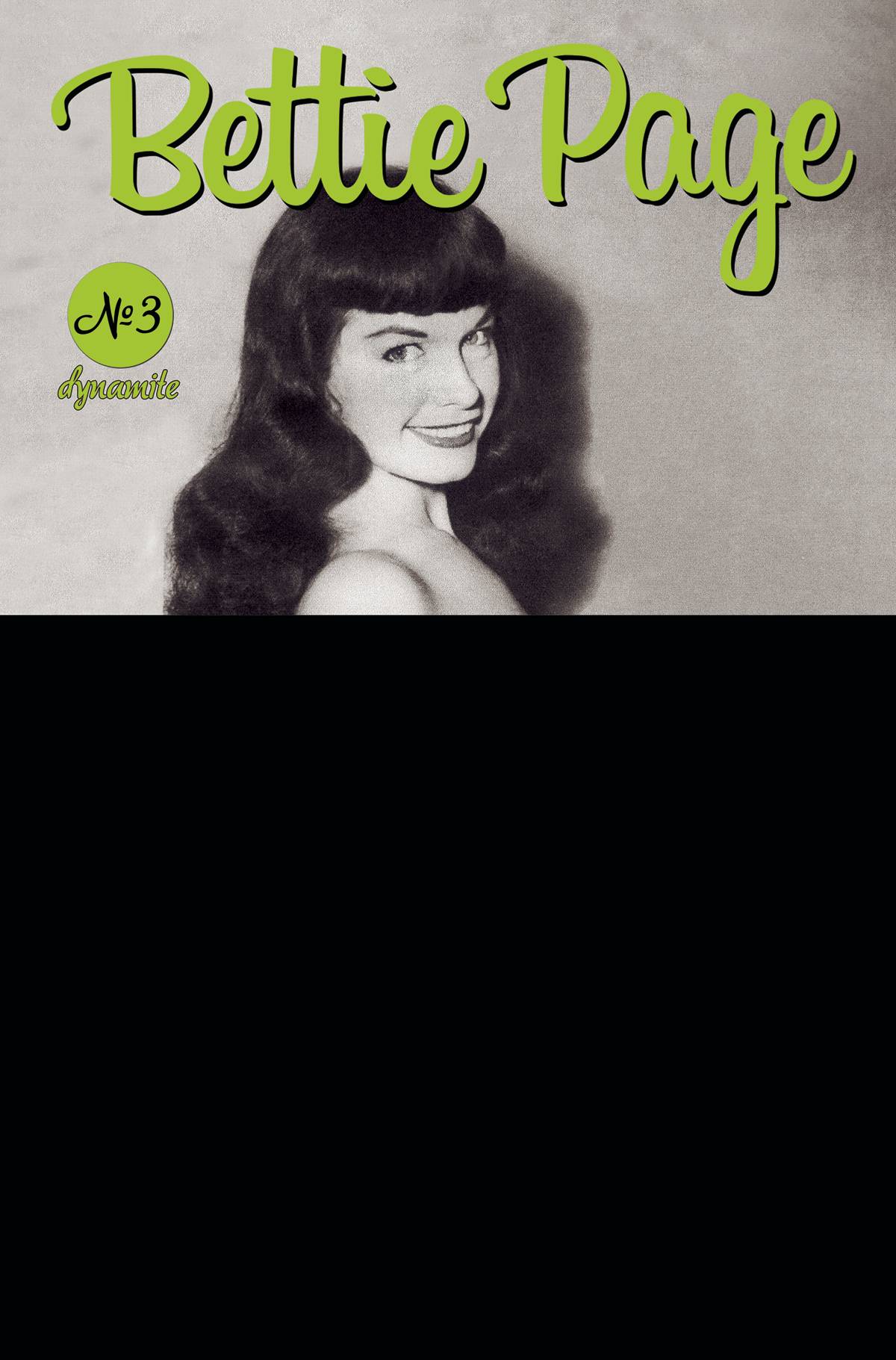 BETTIE PAGE ALIEN AGENDA #3 CVR J BLACK BAG