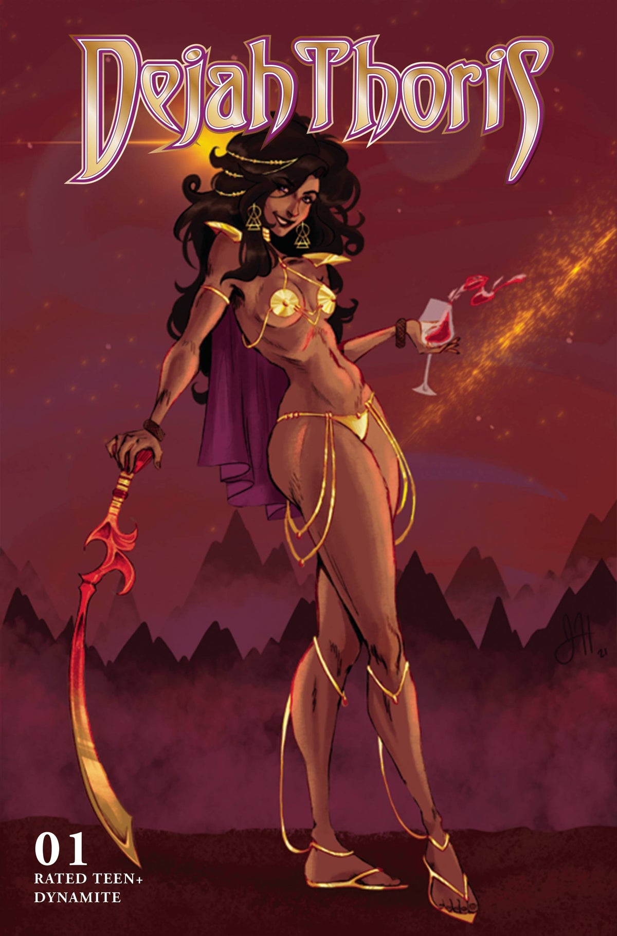 Dynamite Comic Books DEJAH THORIS (2023) #1 CVR G HOPE 72513032869401071 JAN230548