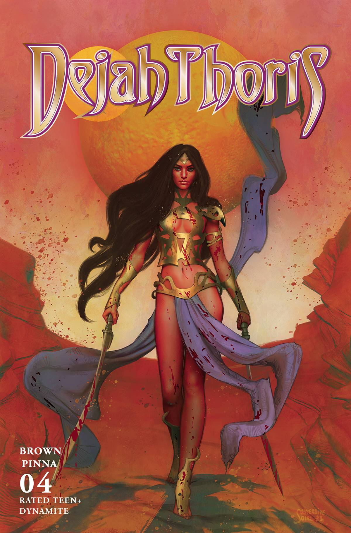 Dynamite Comic Books DEJAH THORIS (2023) #4 CVR C PUEBLA 72513032869404031 APR230561