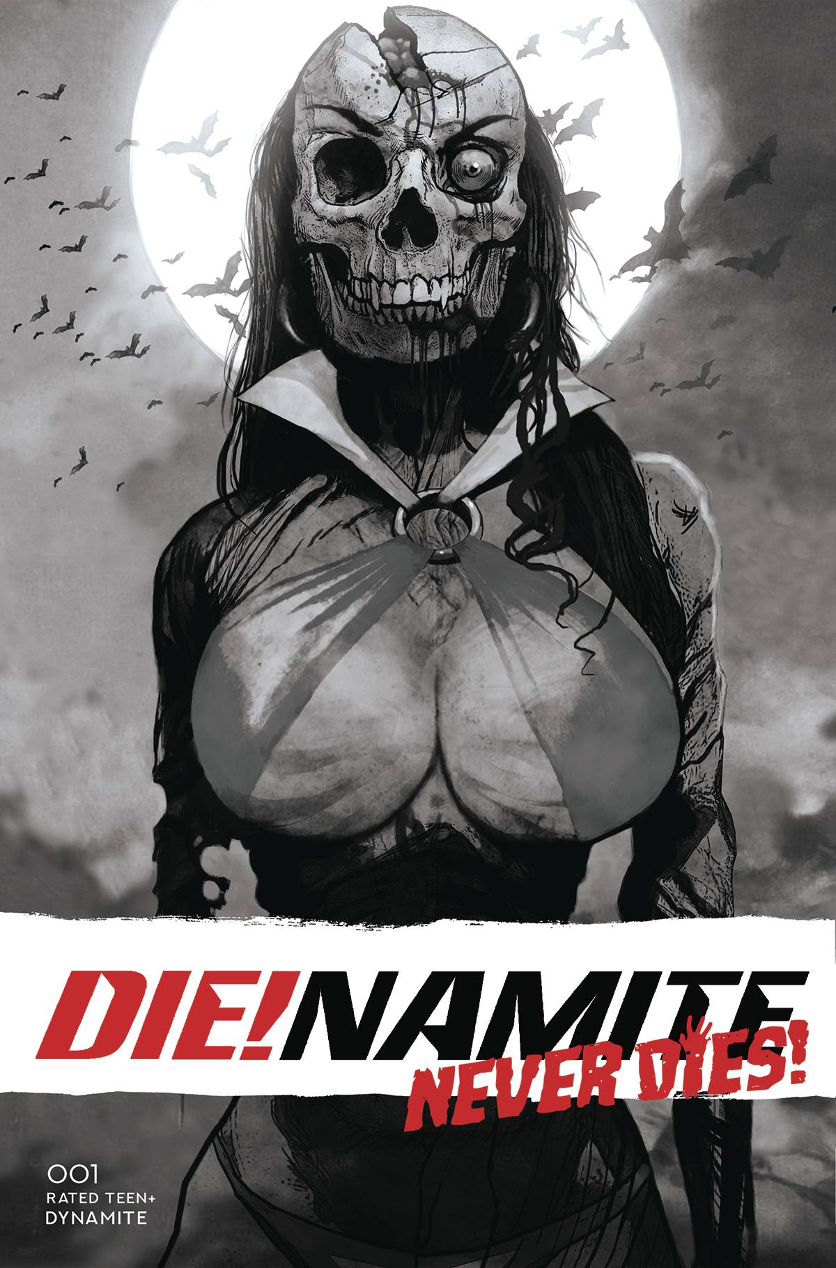 DIE!NAMITE NEVER DIES #1 CVR I 1:25 INCV SUYDAM B&W