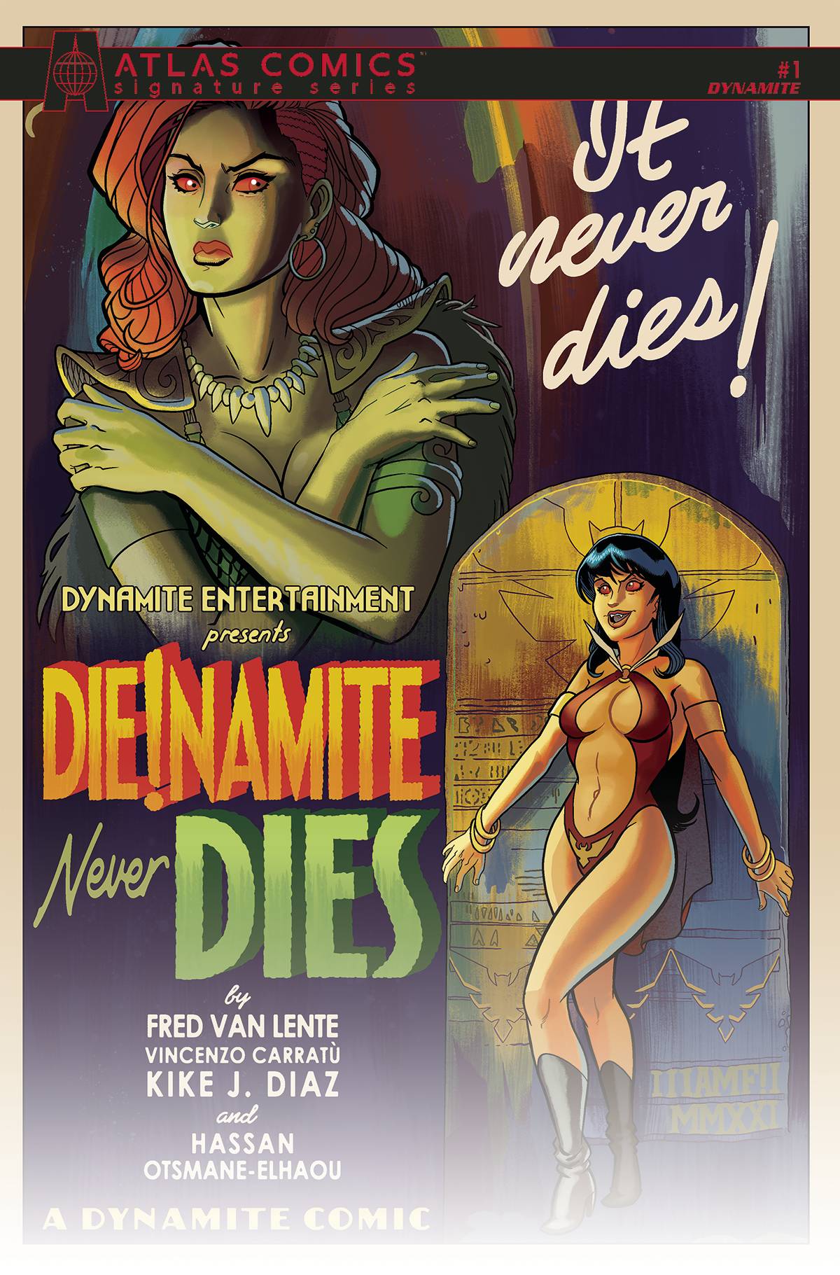 DIE!NAMITE NEVER DIES #1 CVR M SGN ATLAS ED