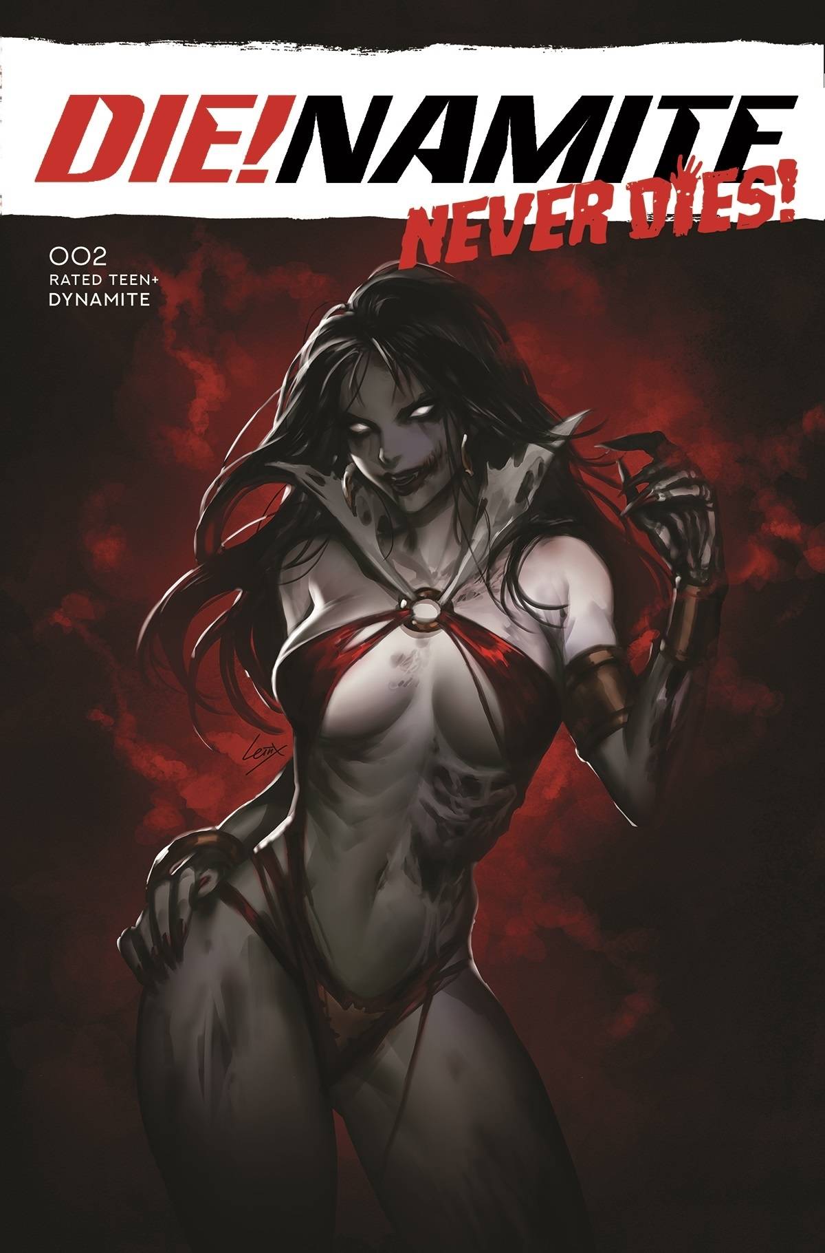 Dynamite Comic Books DIE!NAMITE NEVER DIES #2 CVR D LEIRIX 72513031781002041 FEB220572