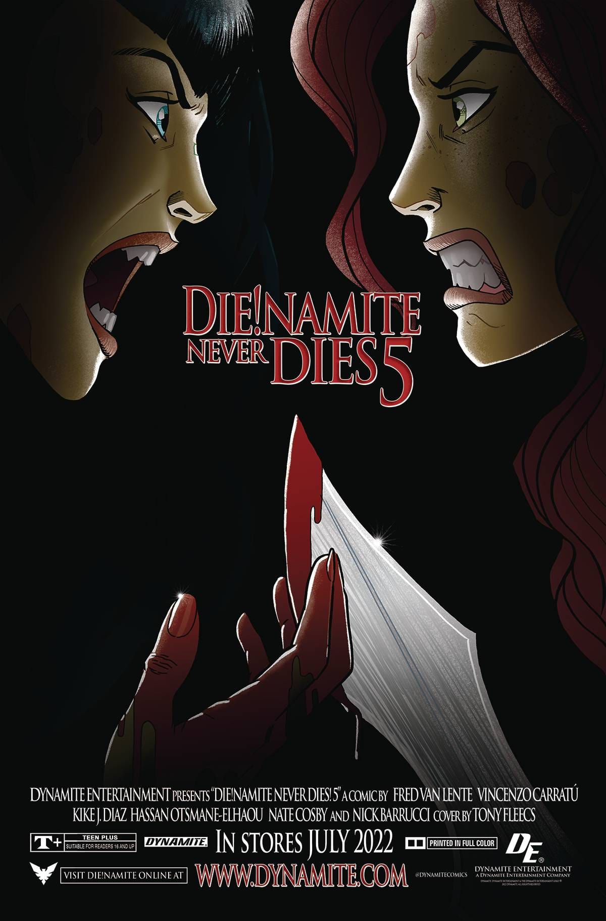 Dynamite Comic Books DIE!NAMITE NEVER DIES #5 CVR A FLEECS 72513031781005011 MAY220668