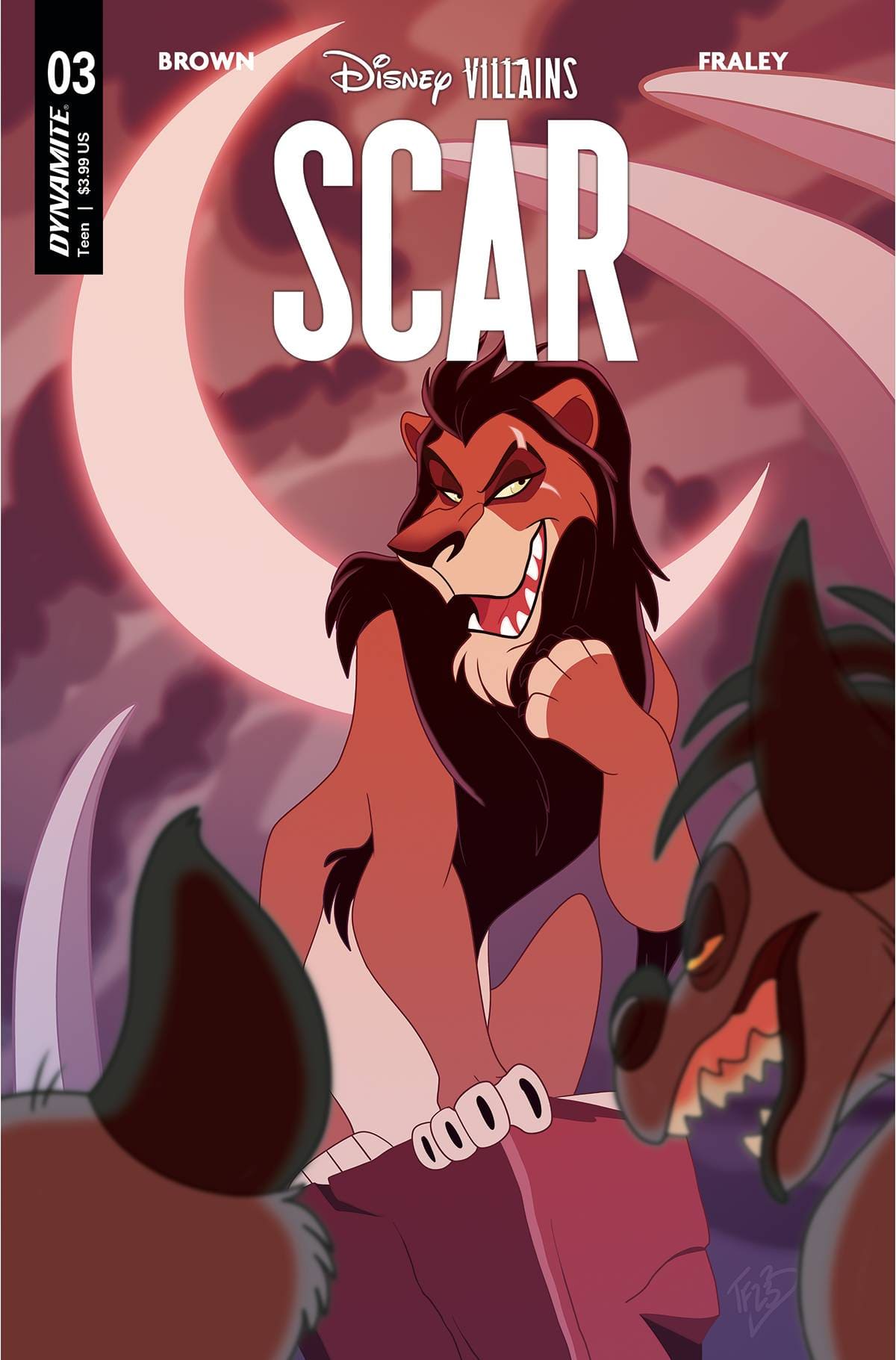 DISNEY VILLAINS SCAR #3 CVR B FORSTNER