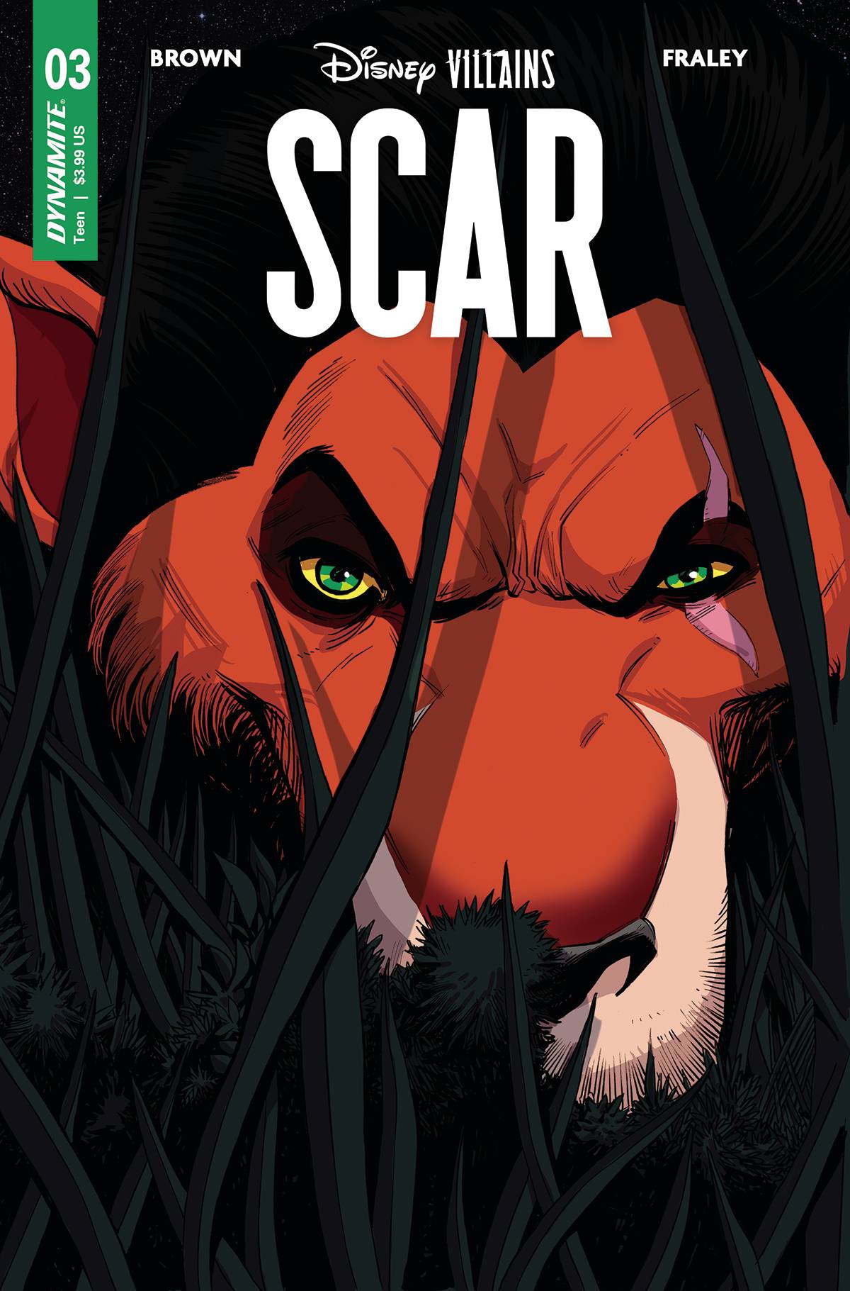 DISNEY VILLAINS SCAR #3 CVR D MOSS