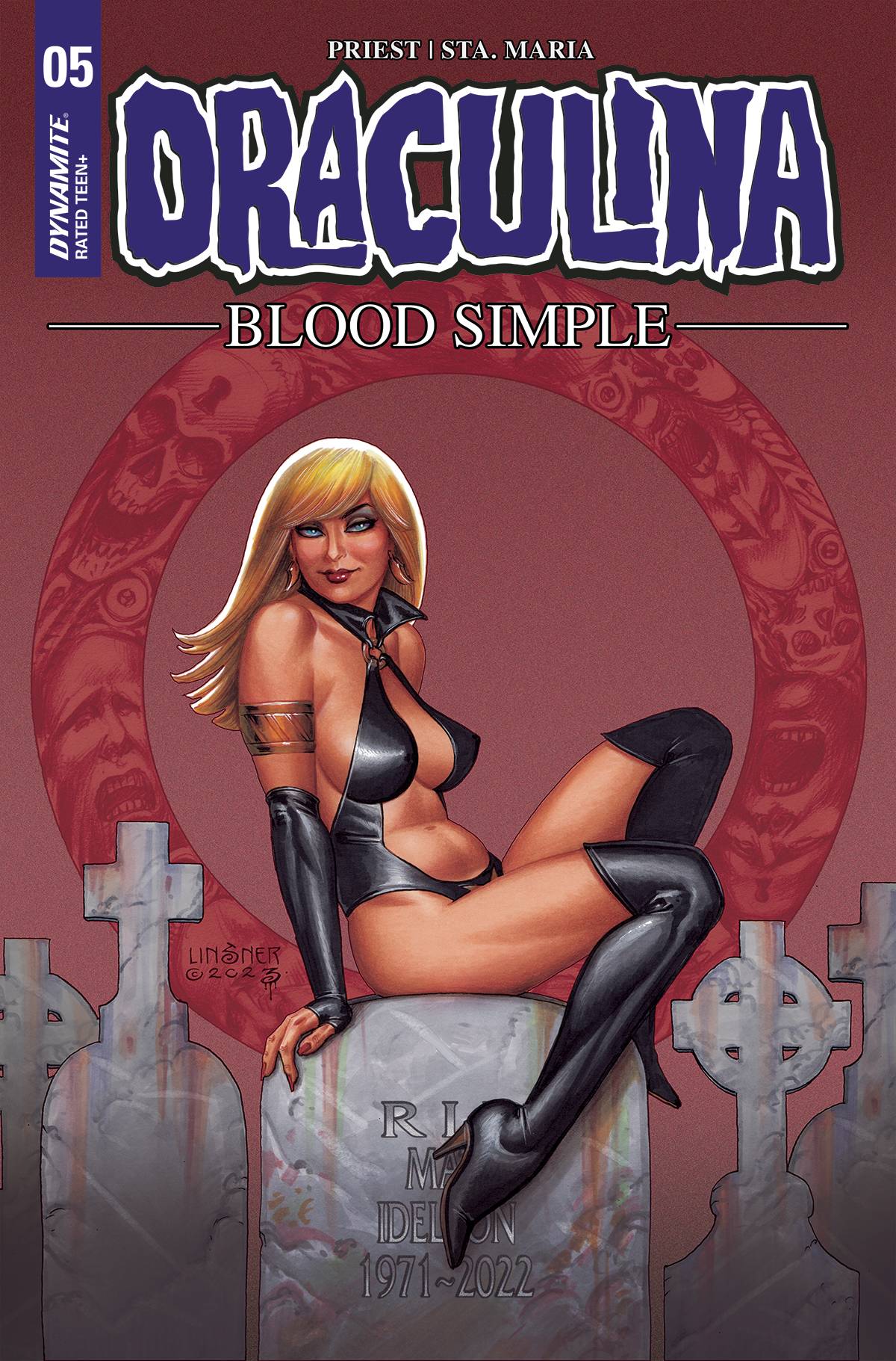 Dynamite Comic Books DRACULINA BLOOD SIMPLE #5 CVR B LINSNER 72513032796305021 APR230575