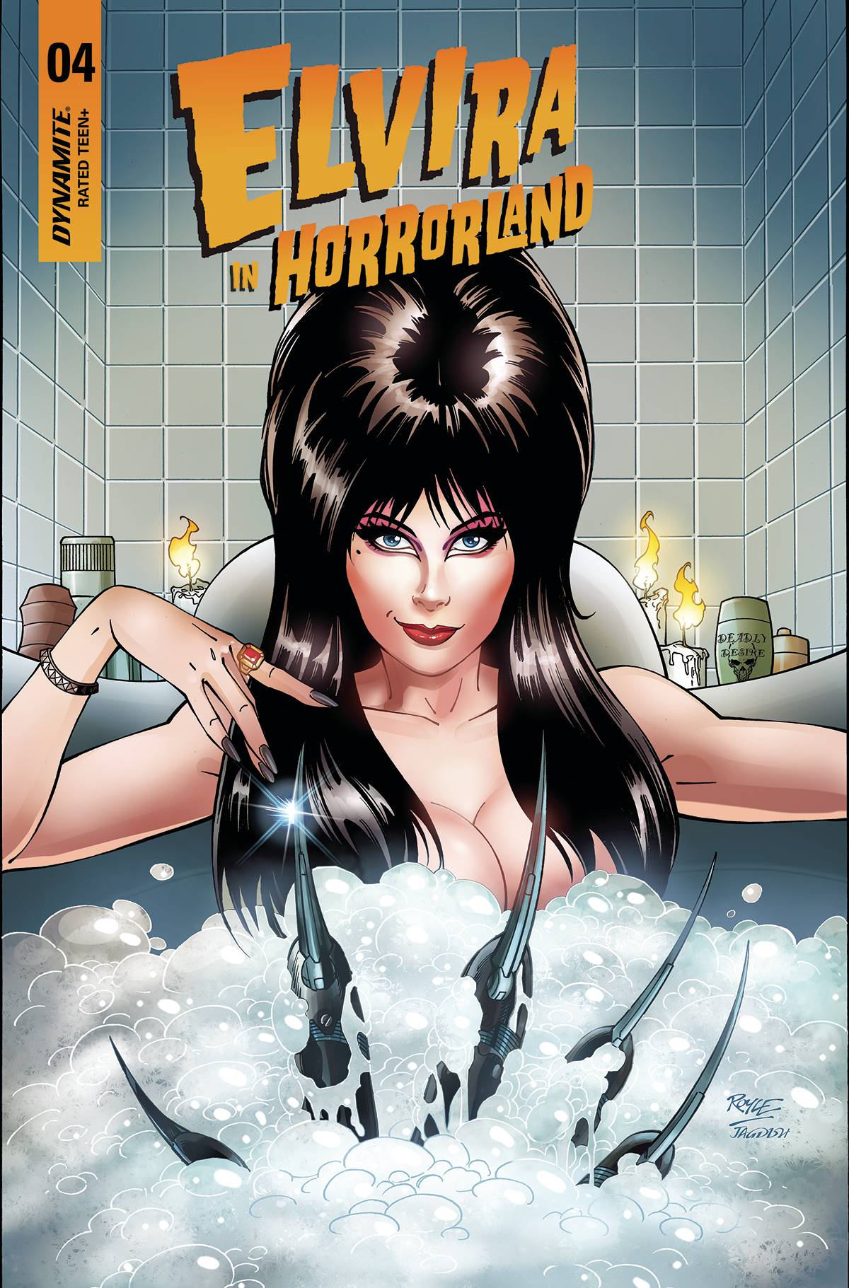 Dynamite Comic Books ELVIRA IN HORRORLAND #4 CVR B ROYLE 72513031949404021 JUN220789