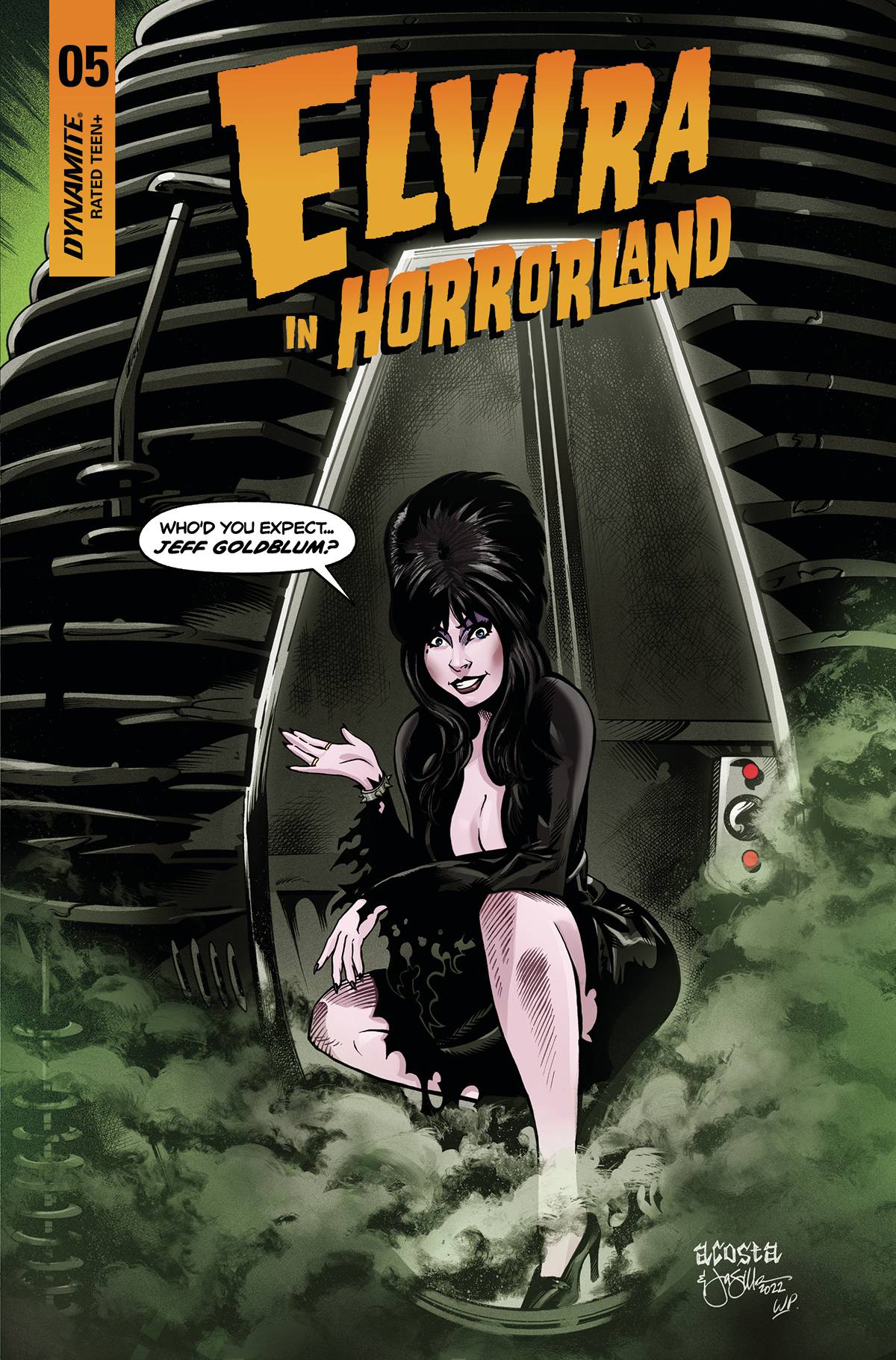 Dynamite Comic Books ELVIRA IN HORRORLAND #5 CVR A ACOSTA 72513031949405011 JUL220673