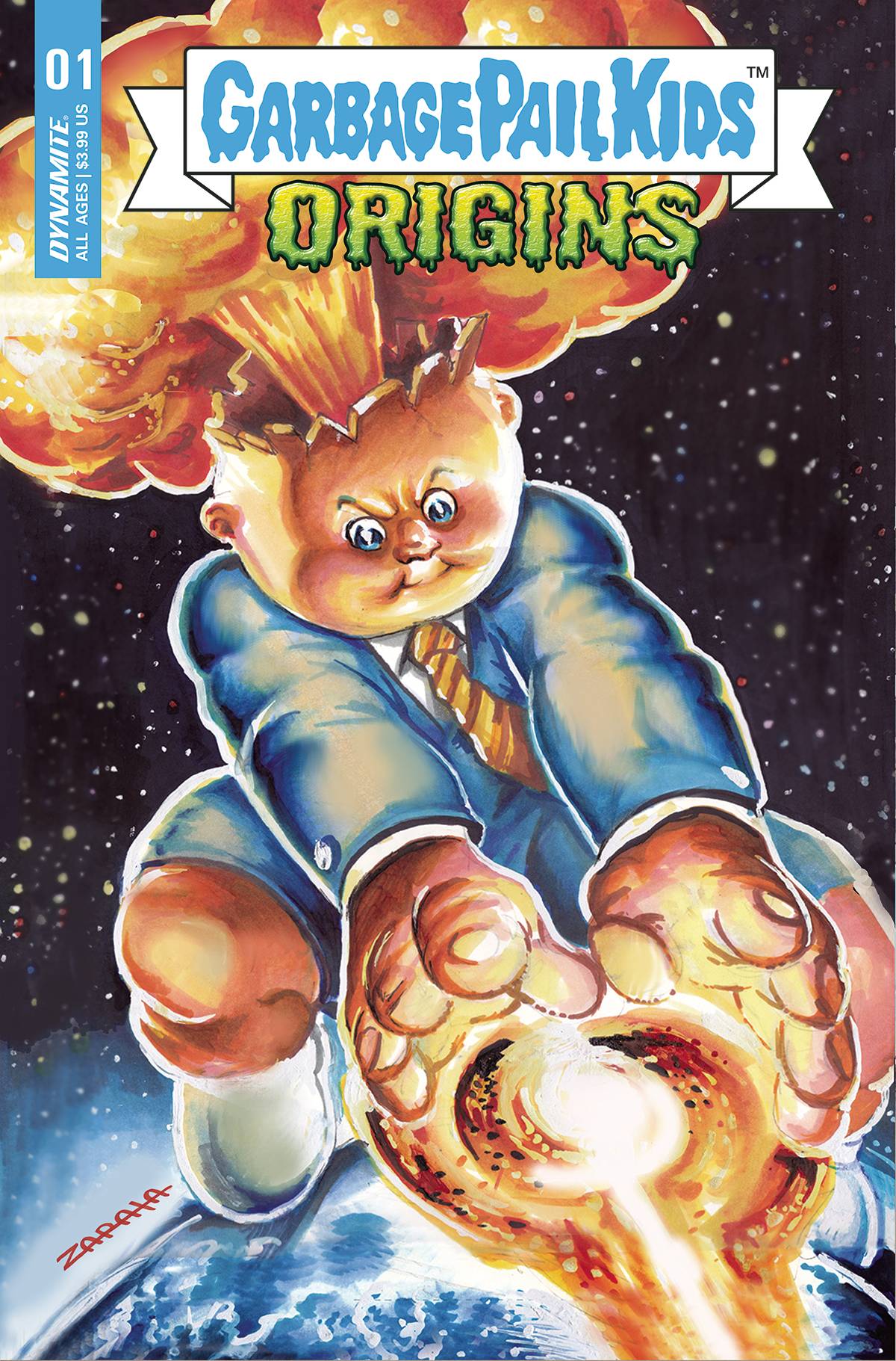 Dynamite Comic Books GARBAGE PAIL KIDS ORIGINS #1 CVR C ZAPATA 72513032315601031 AUG220565