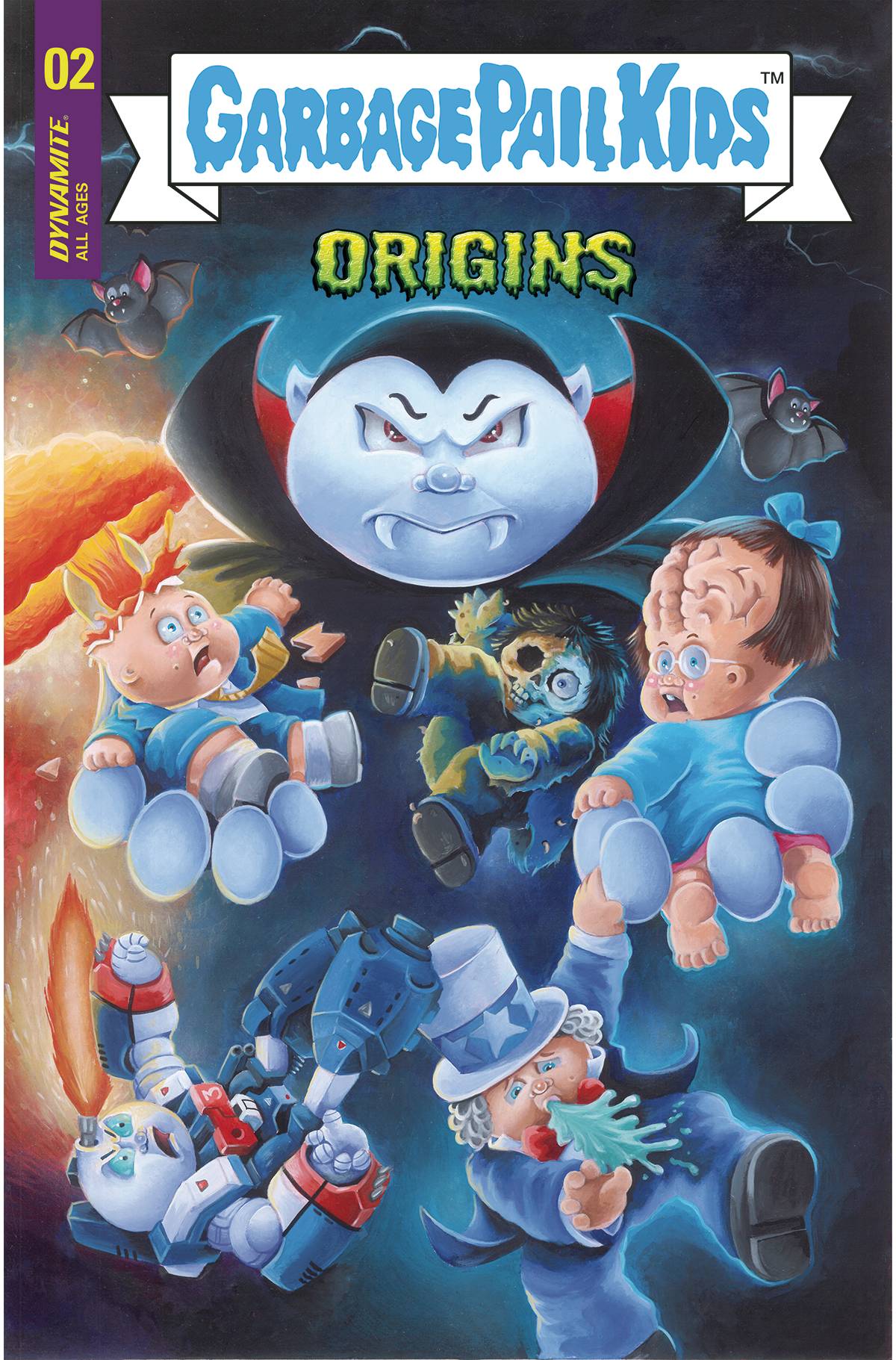 GARBAGE PAIL KIDS ORIGINS #2 CVR E 1:10  INCV SHARP VIRGIN