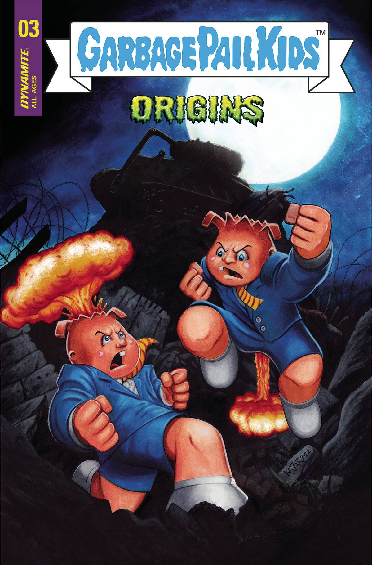 GARBAGE PAIL KIDS ORIGINS #3 CVR C KADAR