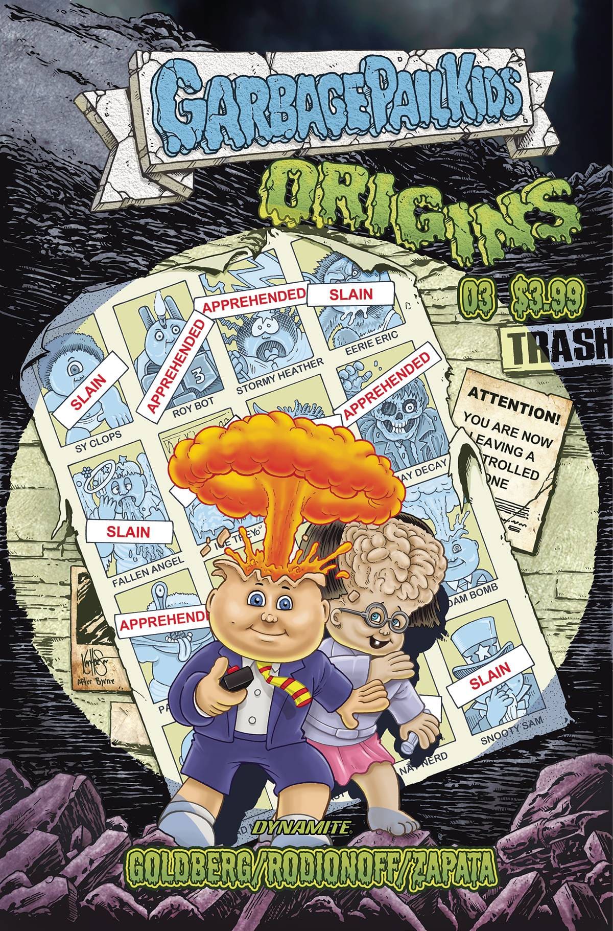 Dynamite Comic Books GARBAGE PAIL KIDS ORIGINS #3 CVR J FOC HAESER ORIGINAL 72513032315603101 SEP228438