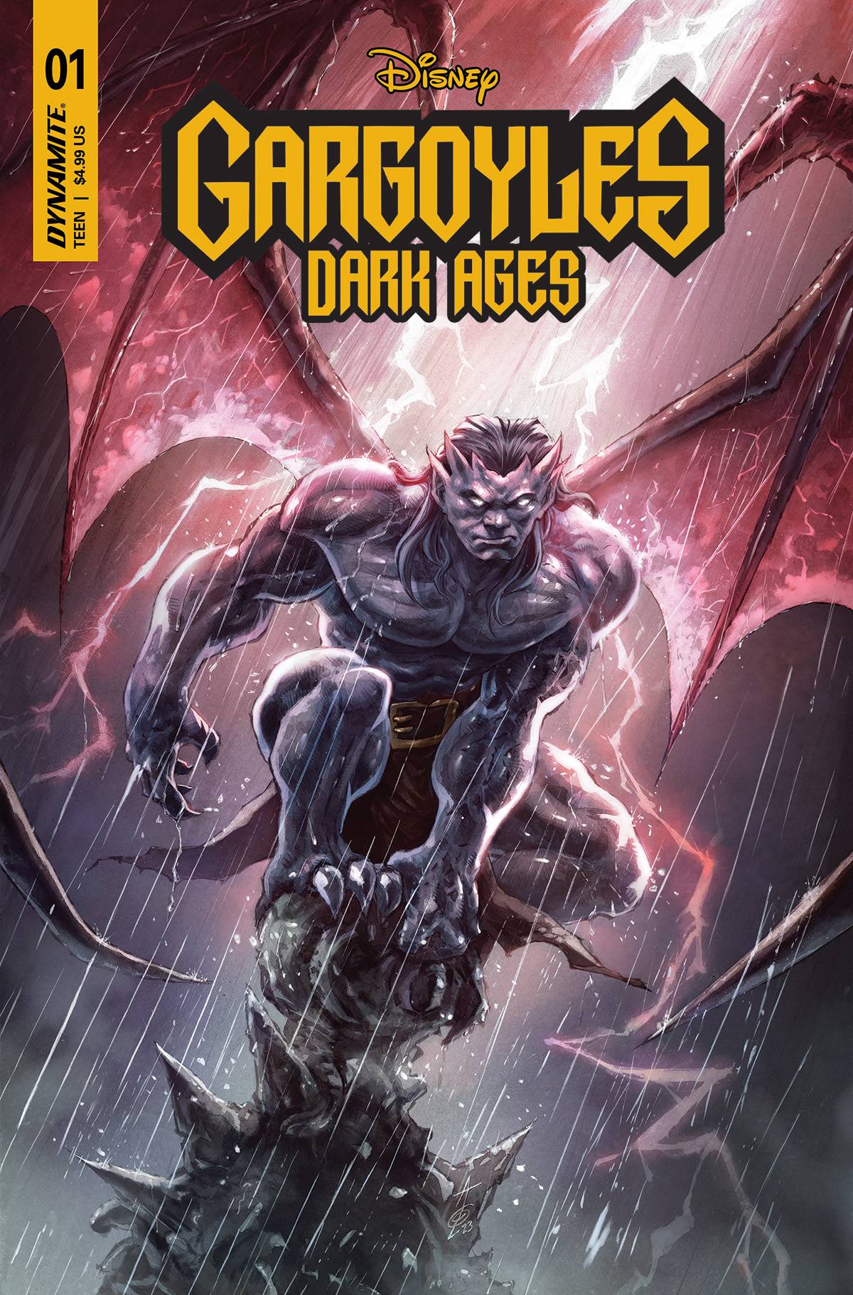 Dynamite Comic Books GARGOYLES DARK AGES #1 CVR B QUAH 72513033136601021 MAY230474