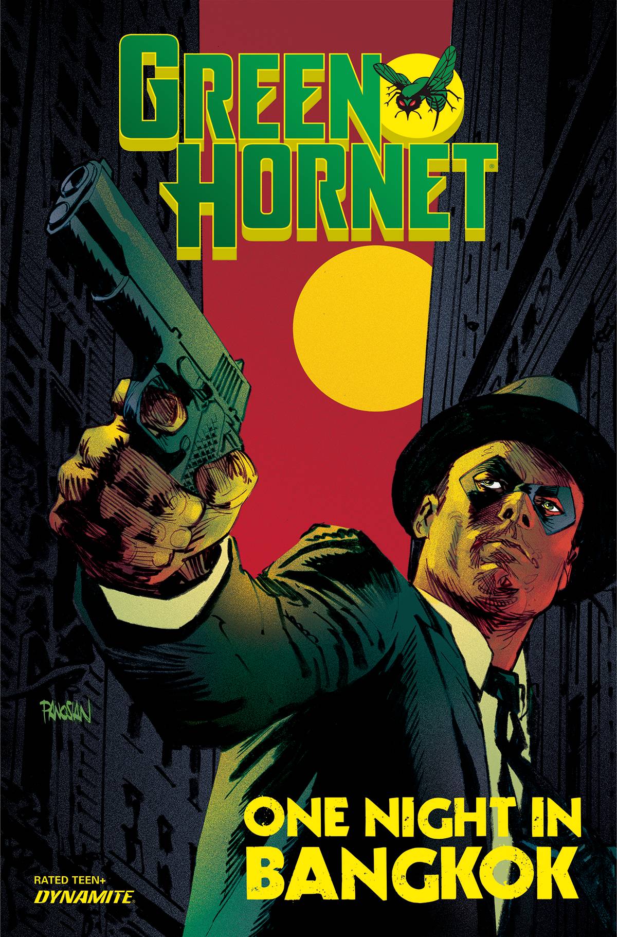 Dynamite Comic Books GREEN HORNET ONE NIGHT BANGKOK ONE SHOT CVR A PANOSIAN 72513032778901011 NOV220646