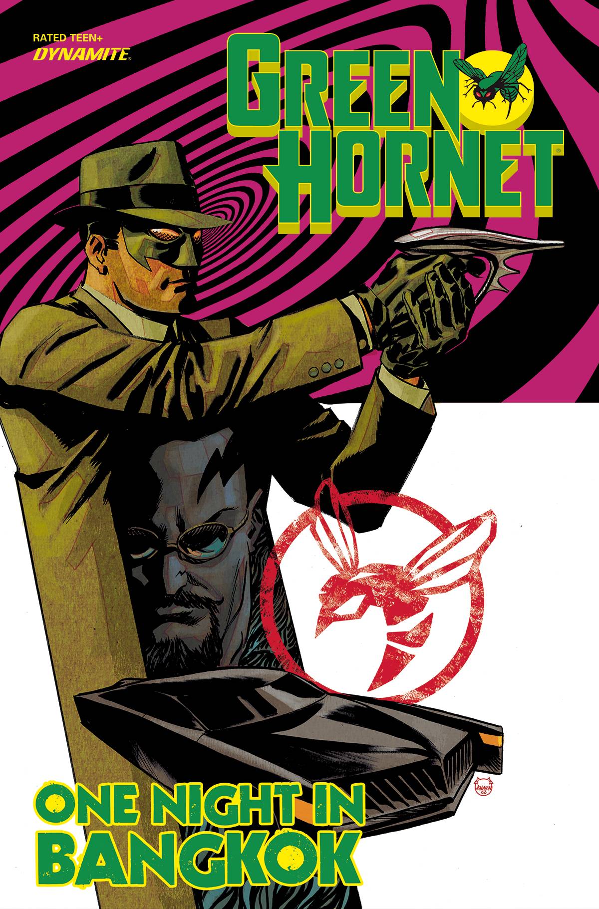 Dynamite Comic Books GREEN HORNET ONE NIGHT BANGKOK ONE SHOT CVR B JOHNSON 72513032778901021 NOV220647