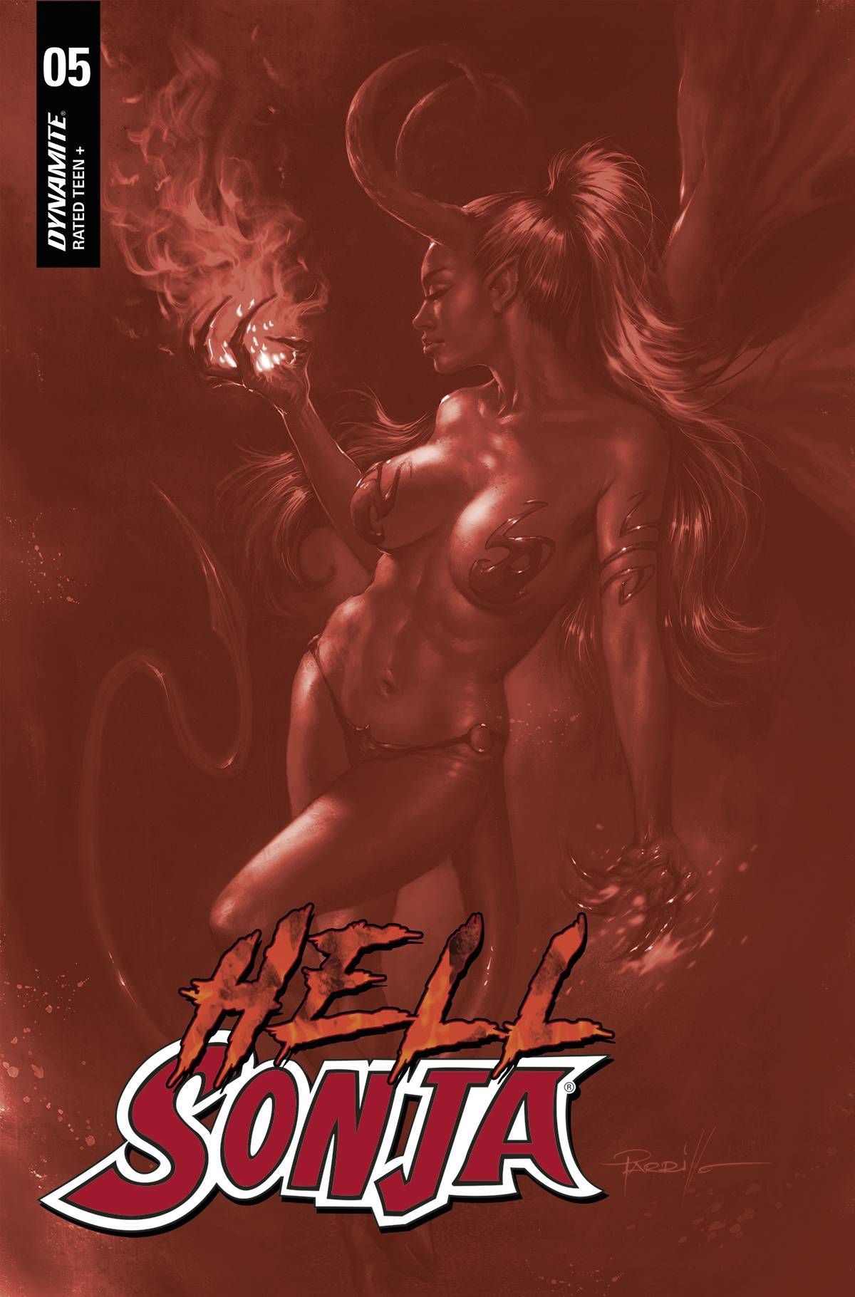 Dynamite Comic Books > Incentives HELL SONJA #5 CVR F 1:10 INCV PARRILLO TINT 72513031441305061 MAR220693