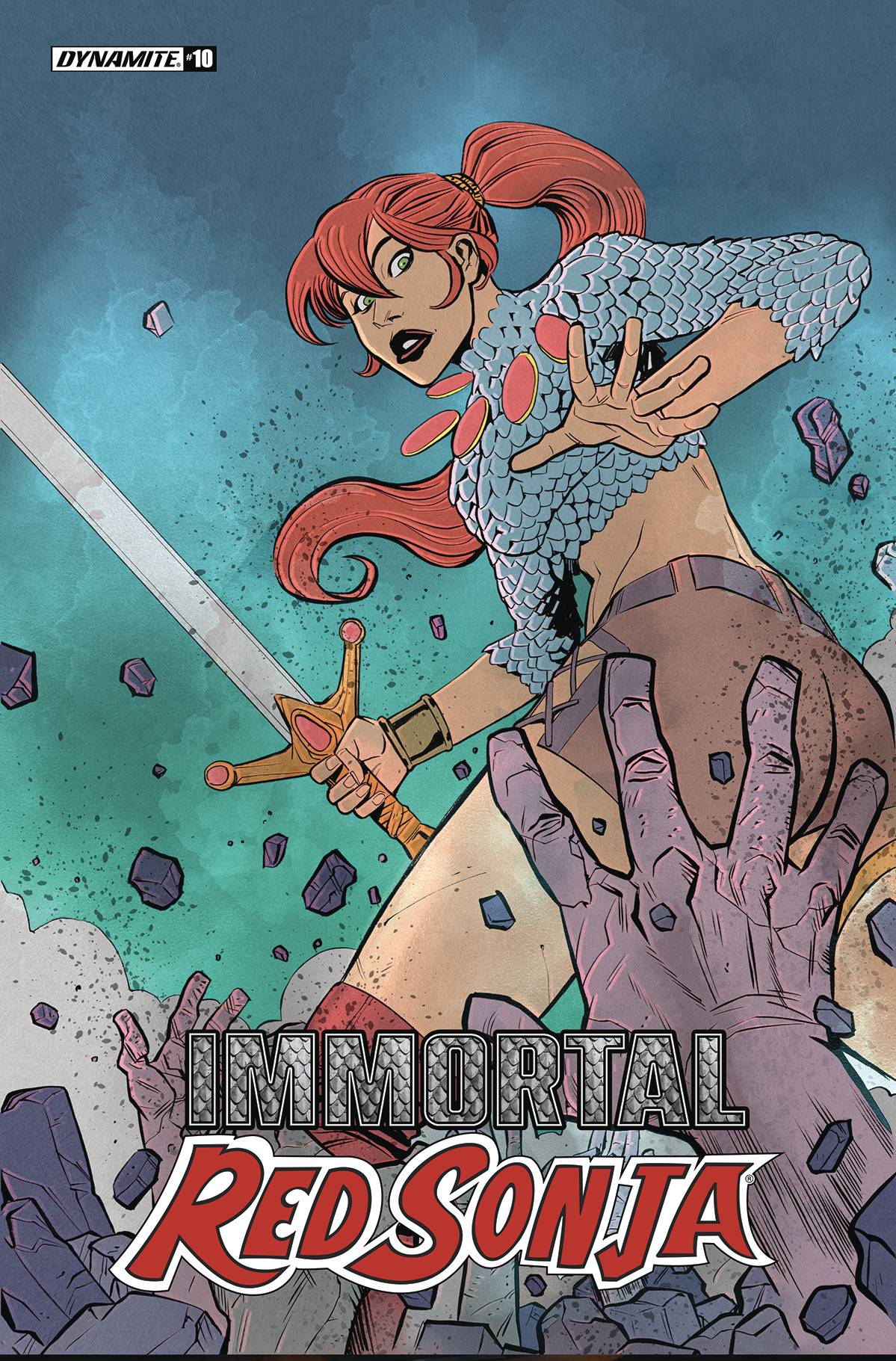 Dynamite Comic Books IMMORTAL RED SONJA #10 CVR B MOSS 72513031884810021 NOV220677