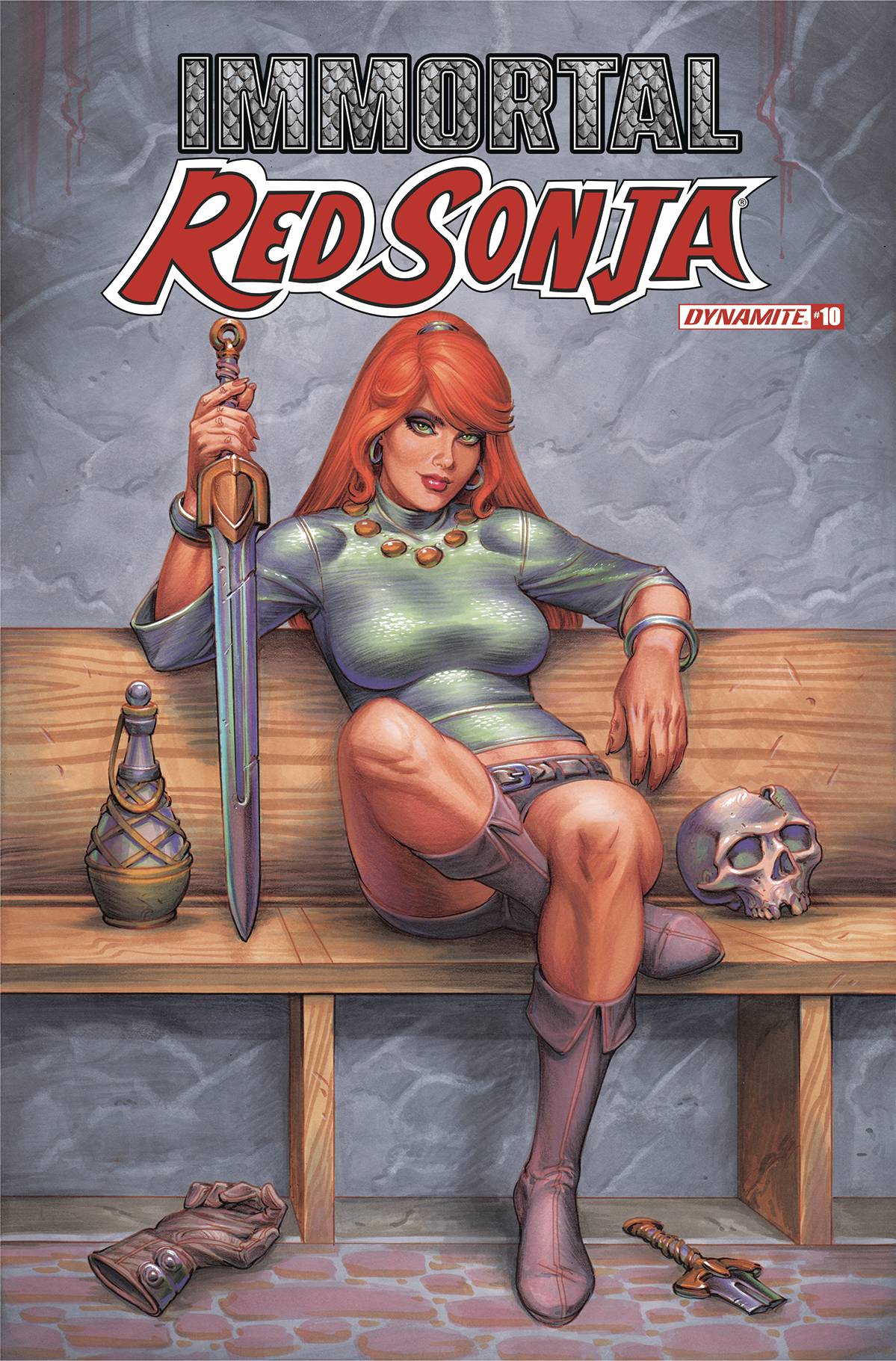 Dynamite Comic Books IMMORTAL RED SONJA #10 CVR C LINSNER 72513031884810031 NOV220678