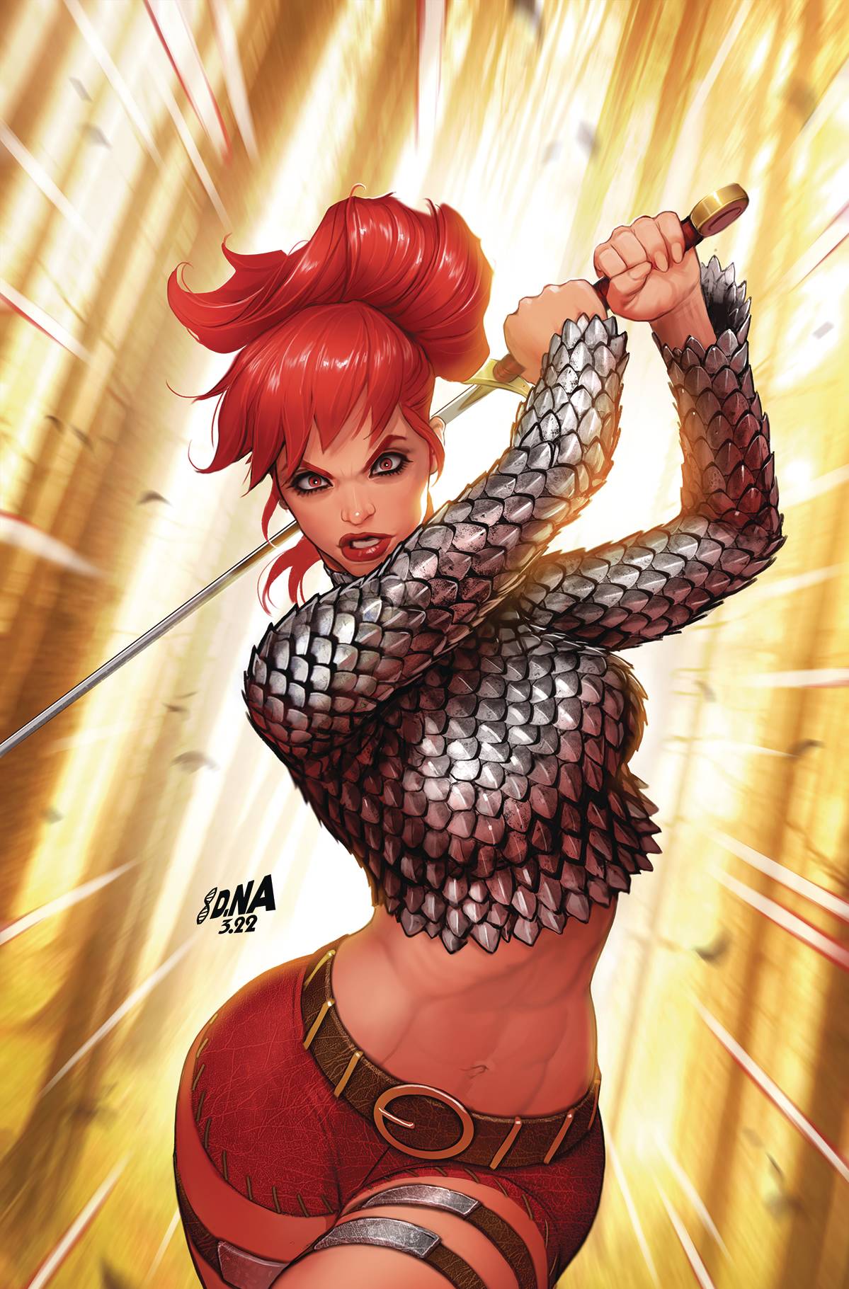 IMMORTAL RED SONJA #4 CVR L NAKAYAMA LTD VIRGIN