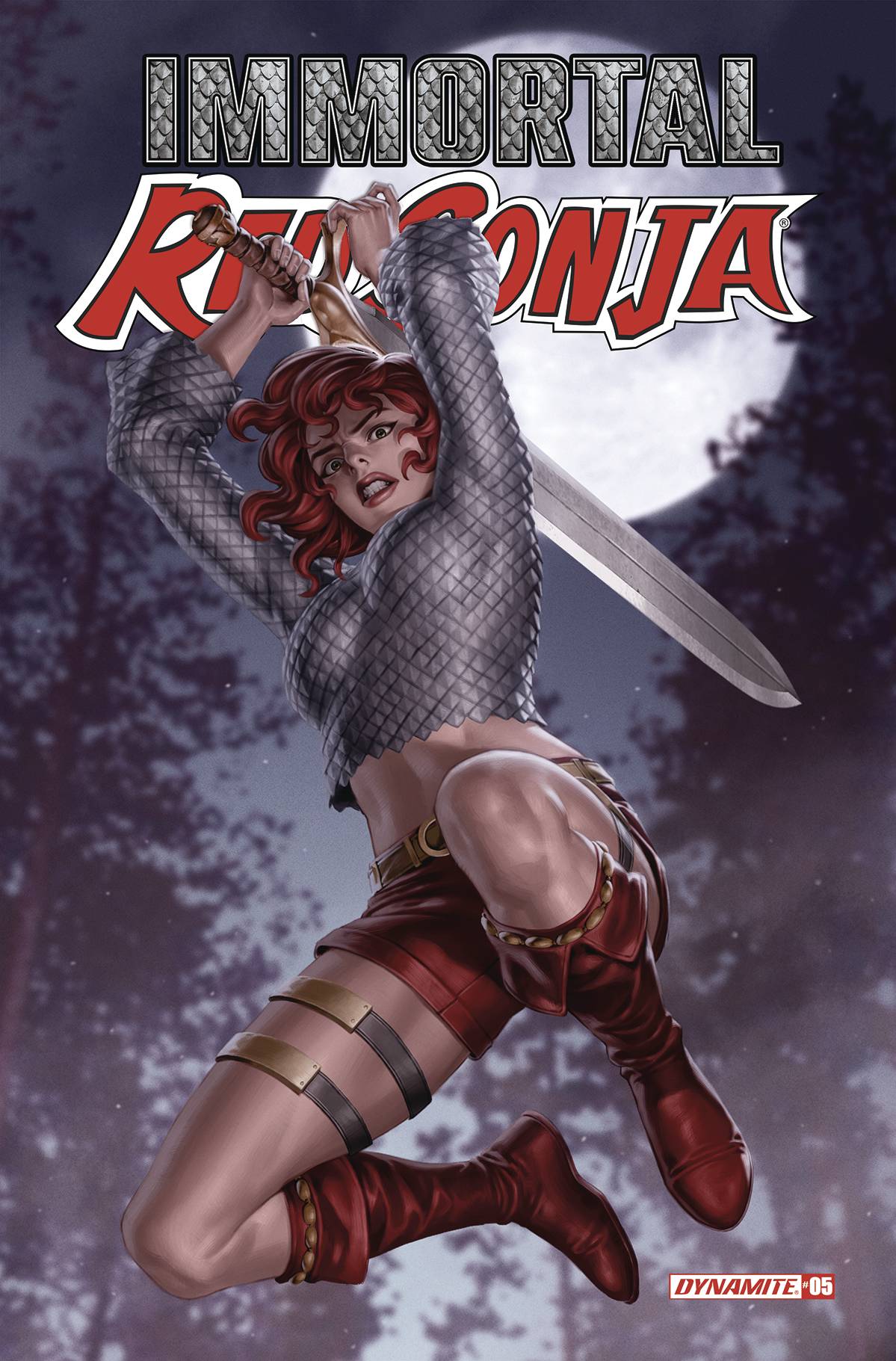 Dynamite Comic Books IMMORTAL RED SONJA #5 CVR B YOON 72513031884805021 JUN220799