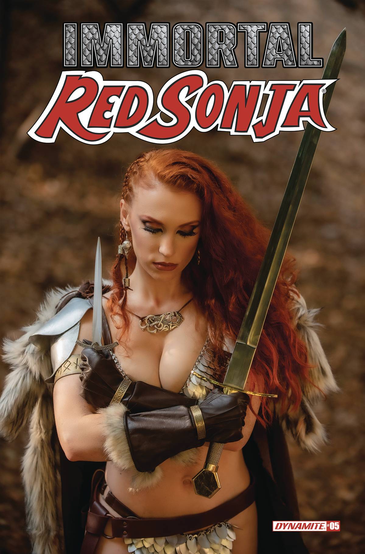 Dynamite Comic Books IMMORTAL RED SONJA #5 CVR E COSPLAY 72513031884805051 JUN220802