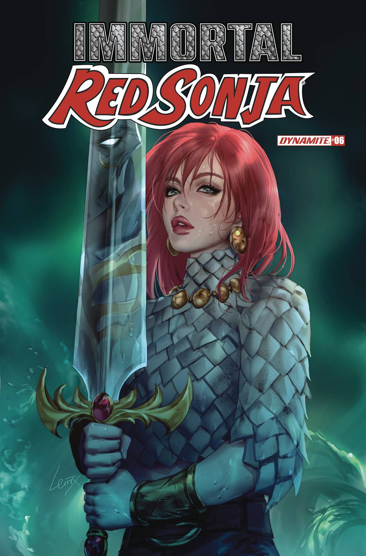 Dynamite Comic Books IMMORTAL RED SONJA #6 CVR A LEIRIX 72513031884806011 JUL220683