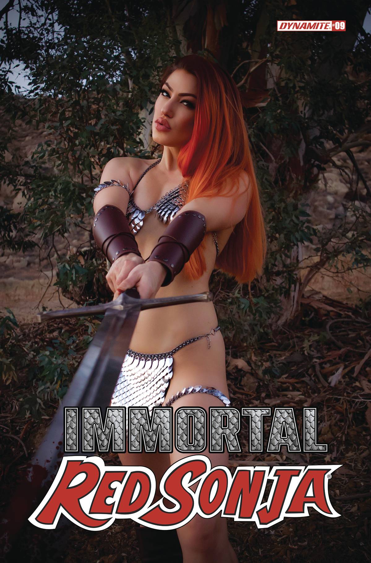 Dynamite Comic Books IMMORTAL RED SONJA #9 CVR E COSPLAY 72513031884809051 OCT220690