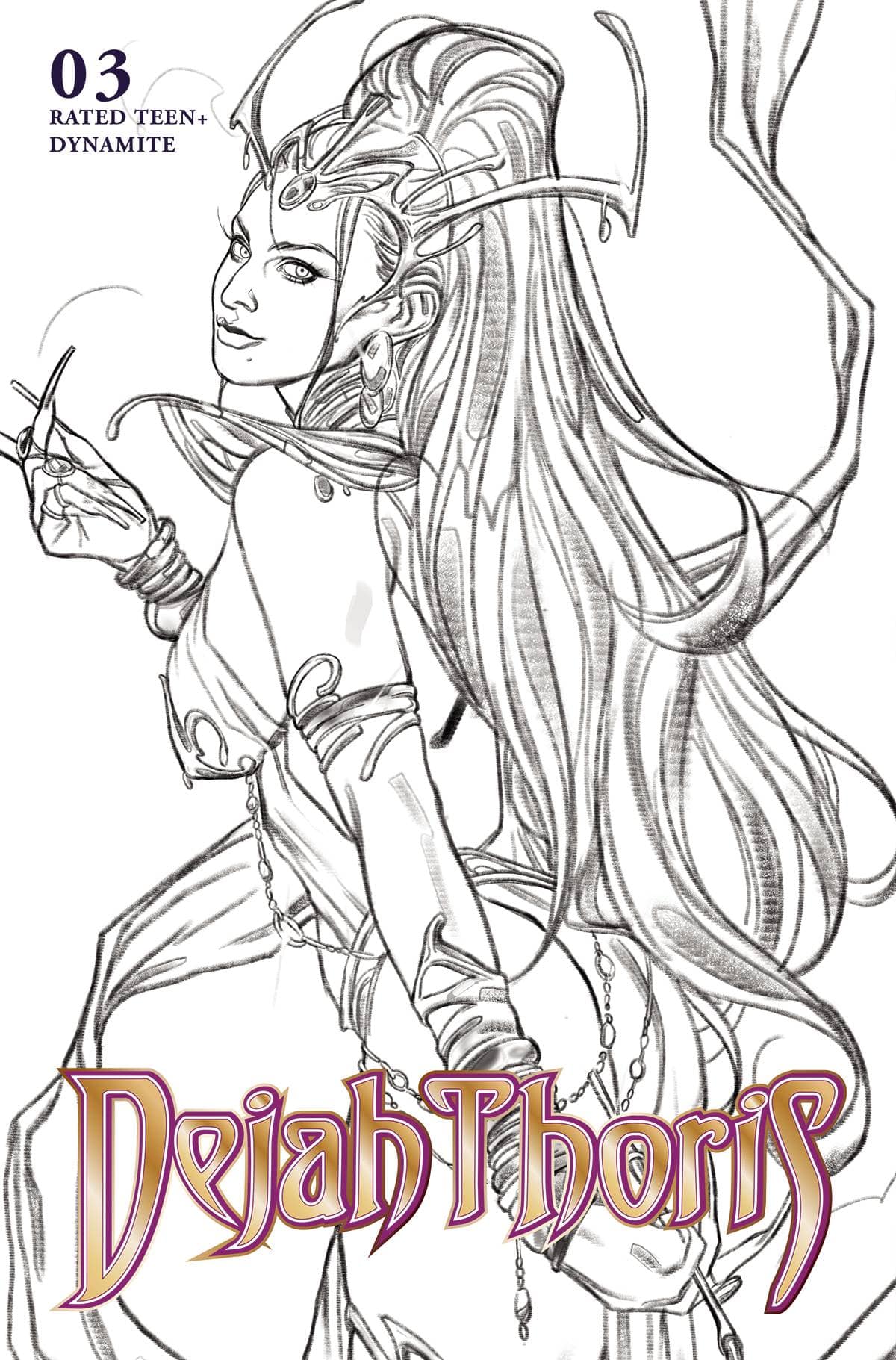 DEJAH THORIS (2023) #3 CVR G 1:10 INCV SWAY LINE ART