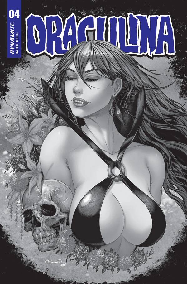 Dynamite Comic Books > Incentives DRACULINA #4 CVR P 1:7 FOC INCV TURNER B&W 72513031626404161 APR228204