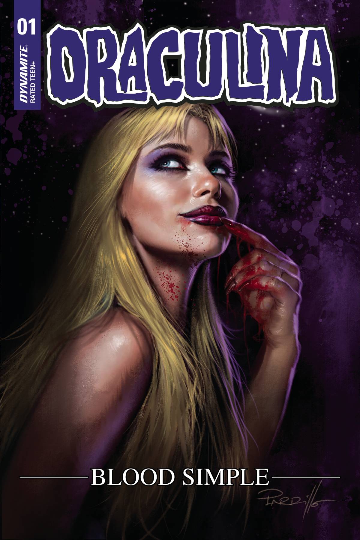 Dynamite Comic Books > Incentives DRACULINA BLOOD SIMPLE #1 CVR G 1:10 INCV PARRILLO ORIGIN 72513032796301071 DEC220548