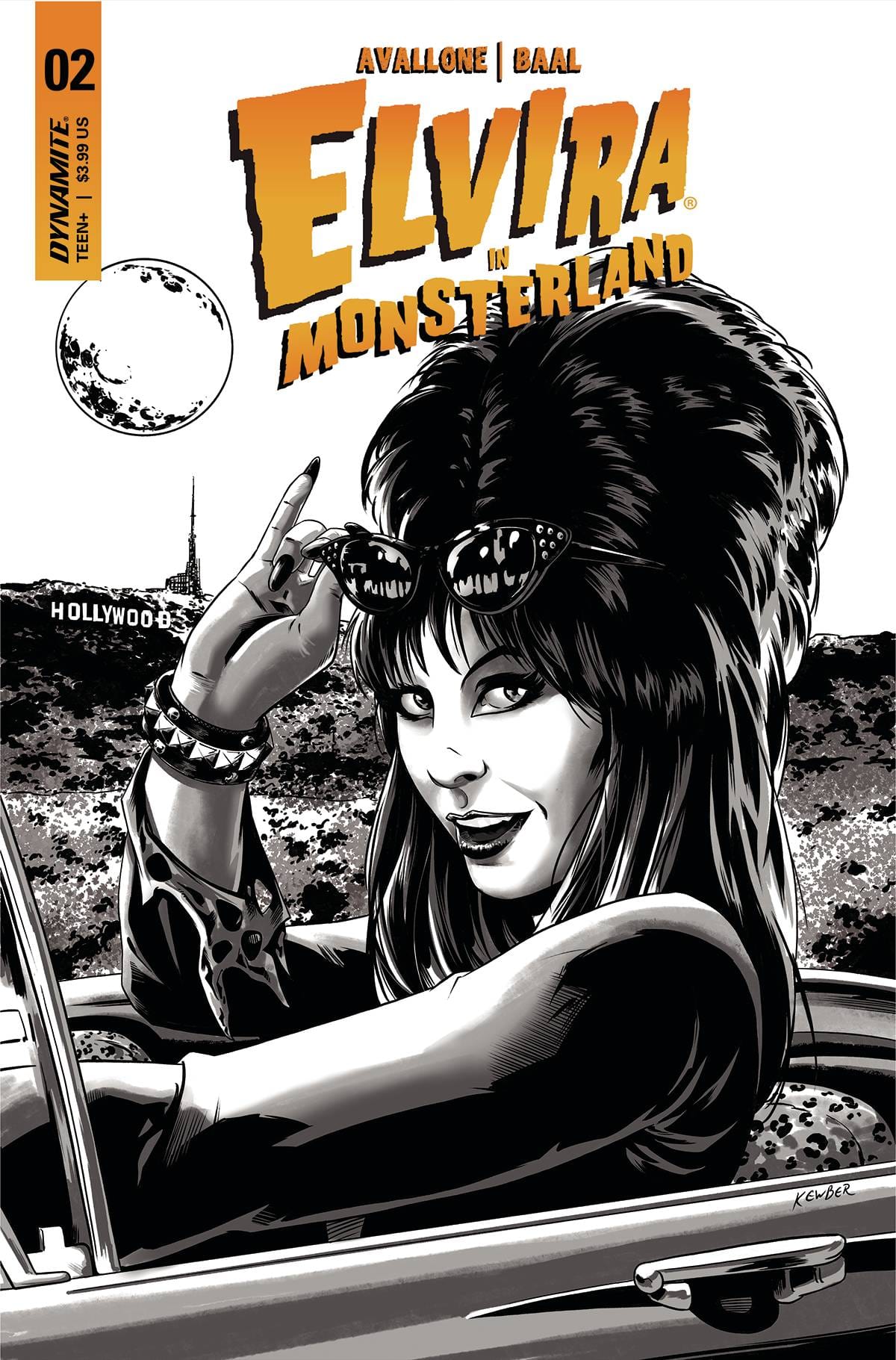 ELVIRA IN MONSTERLAND #2 CVR E 1:10 INCV VAR BAAL B&W