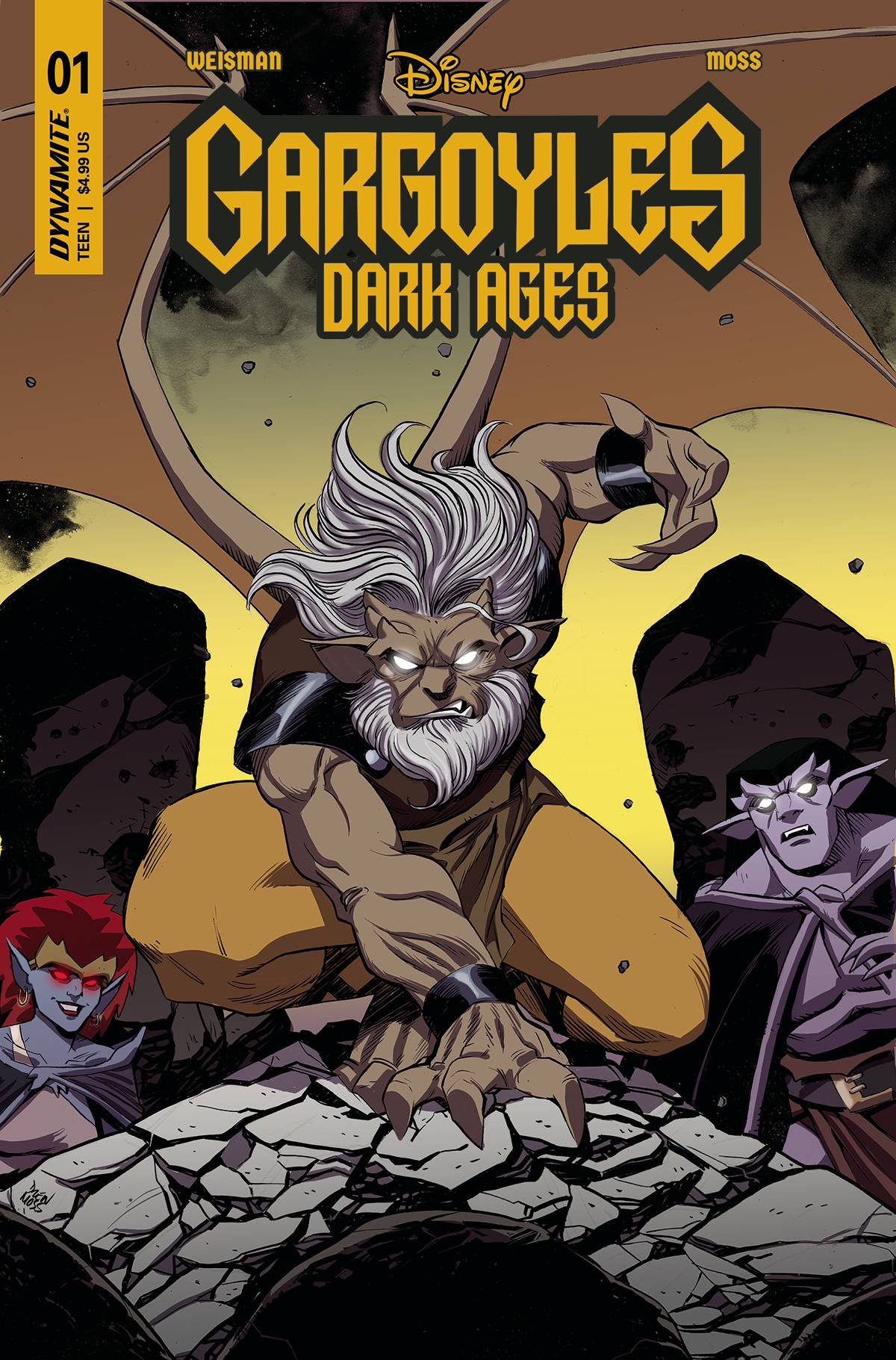 GARGOYLES DARK AGES #1 CVR I 1:10 INCV VAR MOSS ORIGINAL