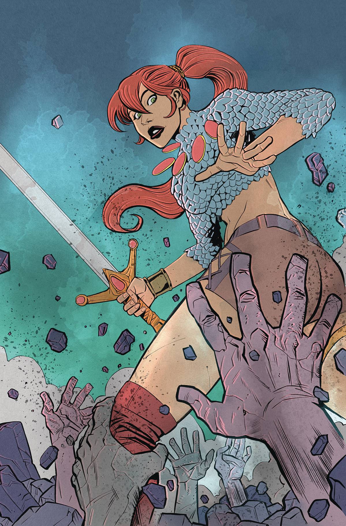 Dynamite Comic Books > Incentives IMMORTAL RED SONJA #10 CVR I 1:25 INCV MOSS VIRGIN 72513031884810091 NOV220684