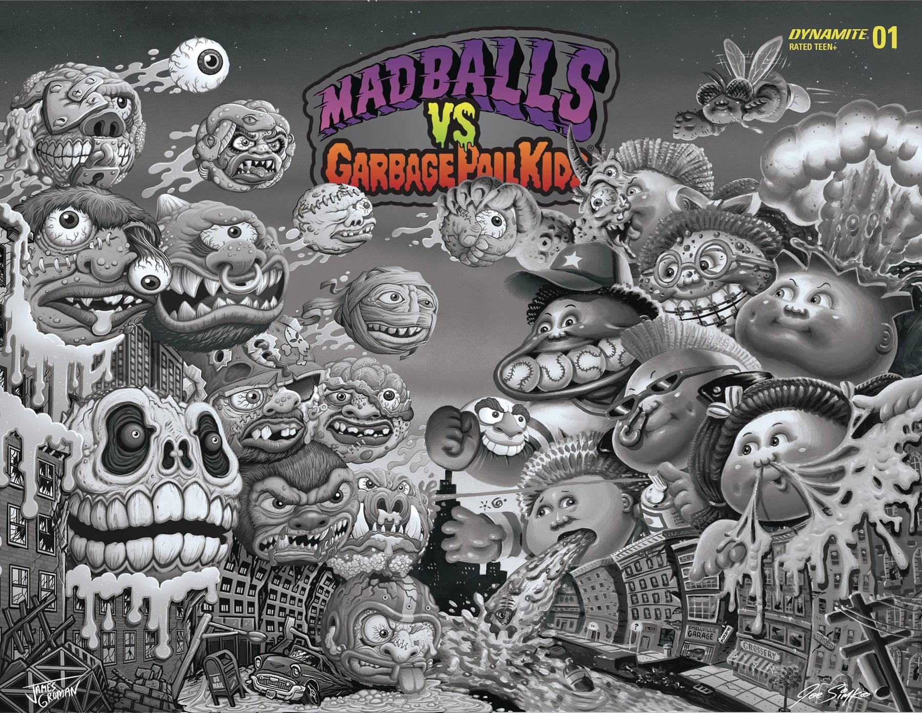 MADBALLS VS GARBAGE PAIL KIDS #1 CVR N 1:10 FOC INCV SIMK